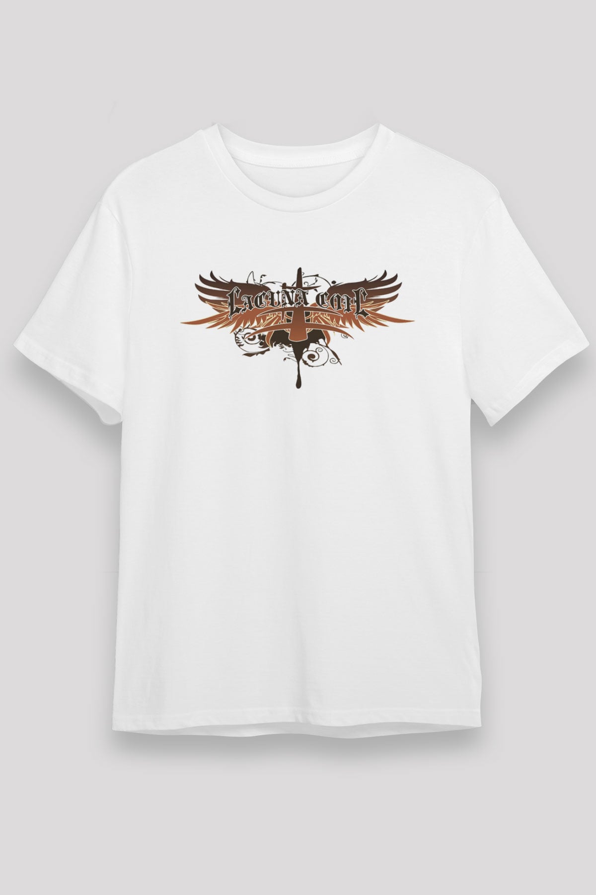 Lacuna Coil Beyaz Unisex Tişört T-Shirt - TişörtFabrikası