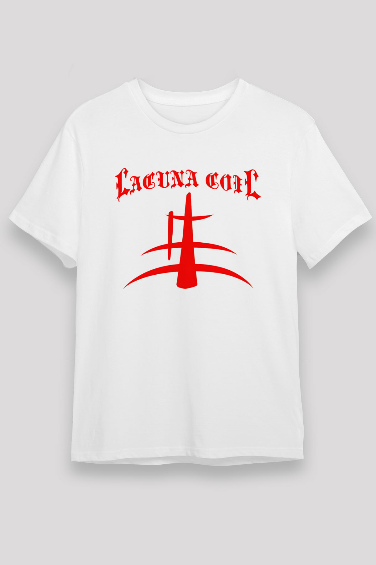 Lacuna Coil Beyaz Unisex Tişört T-Shirt - TişörtFabrikası