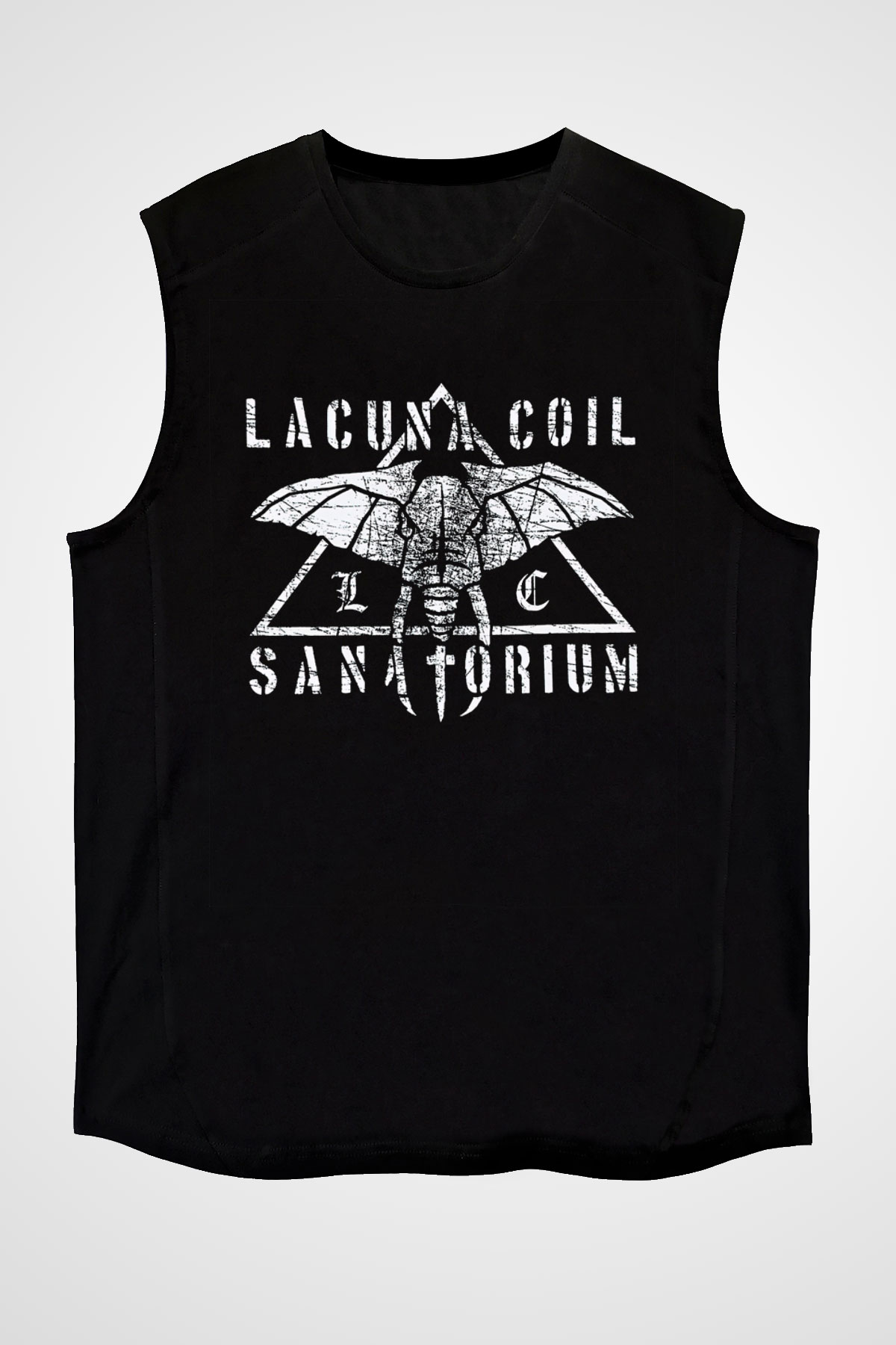 Lacuna Coil Siyah Unisex Kolsuz Tişört