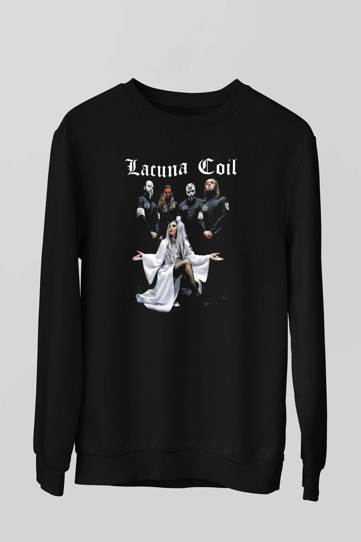 Lacuna Coil Siyah Unisex Sweatshirt