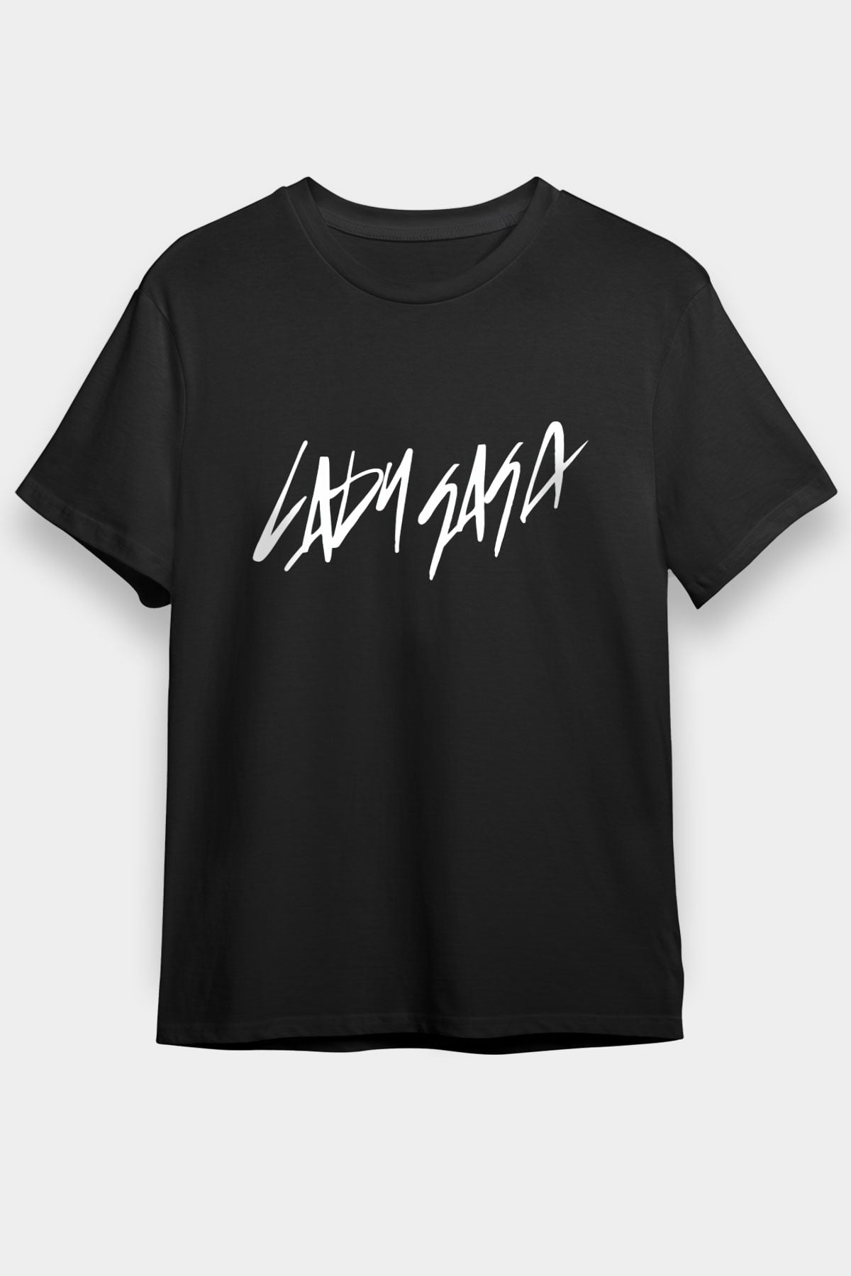 Lady Gaga Siyah Unisex Tişört T-Shirt - TişörtFabrikası