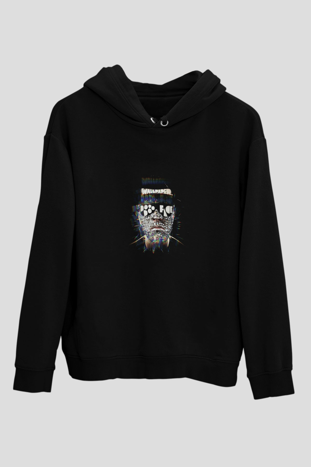 Laidback Luke Baskılı Unisex Siyah Hoodie