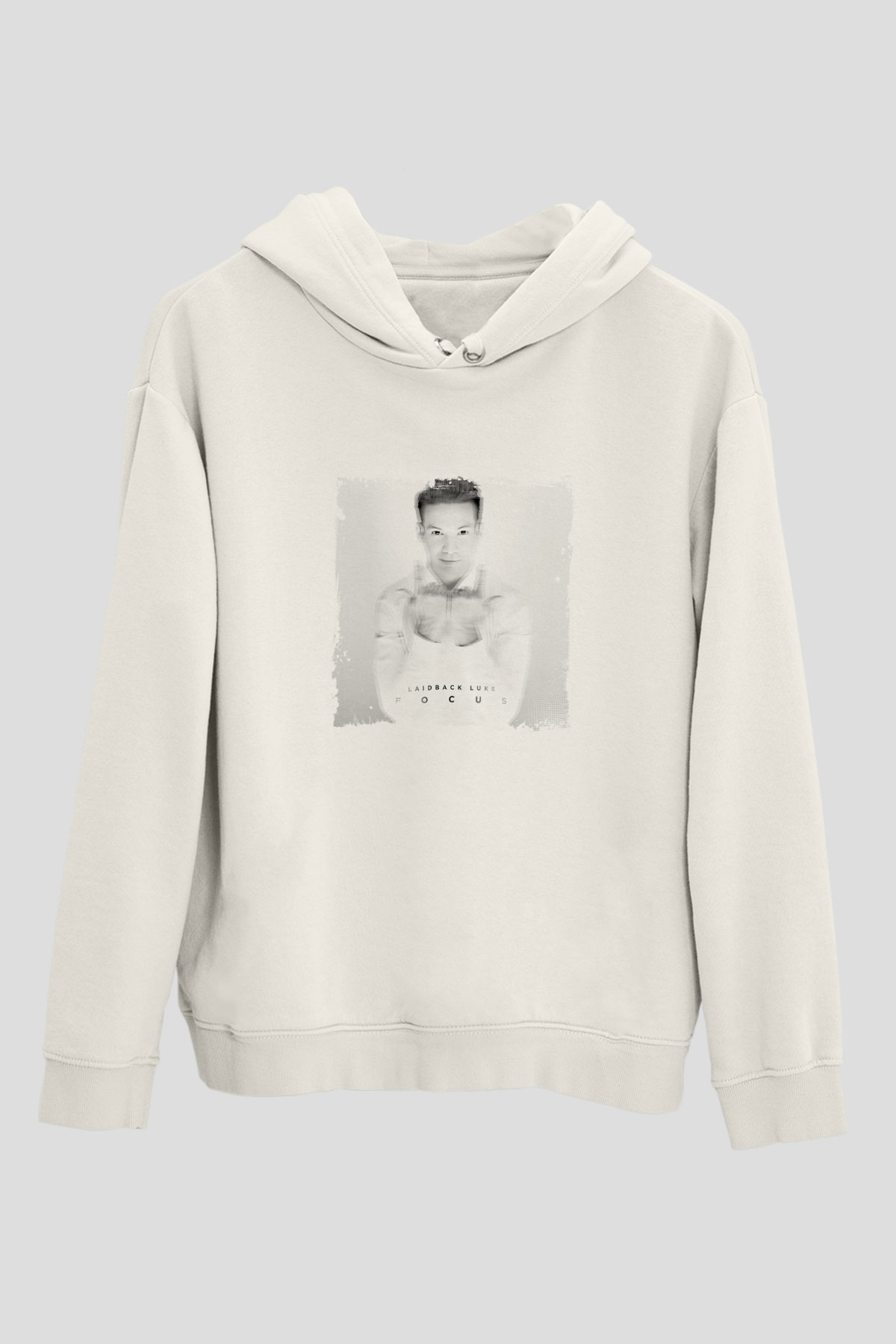 Laidback LukeBaskılı Beyaz Hoodie