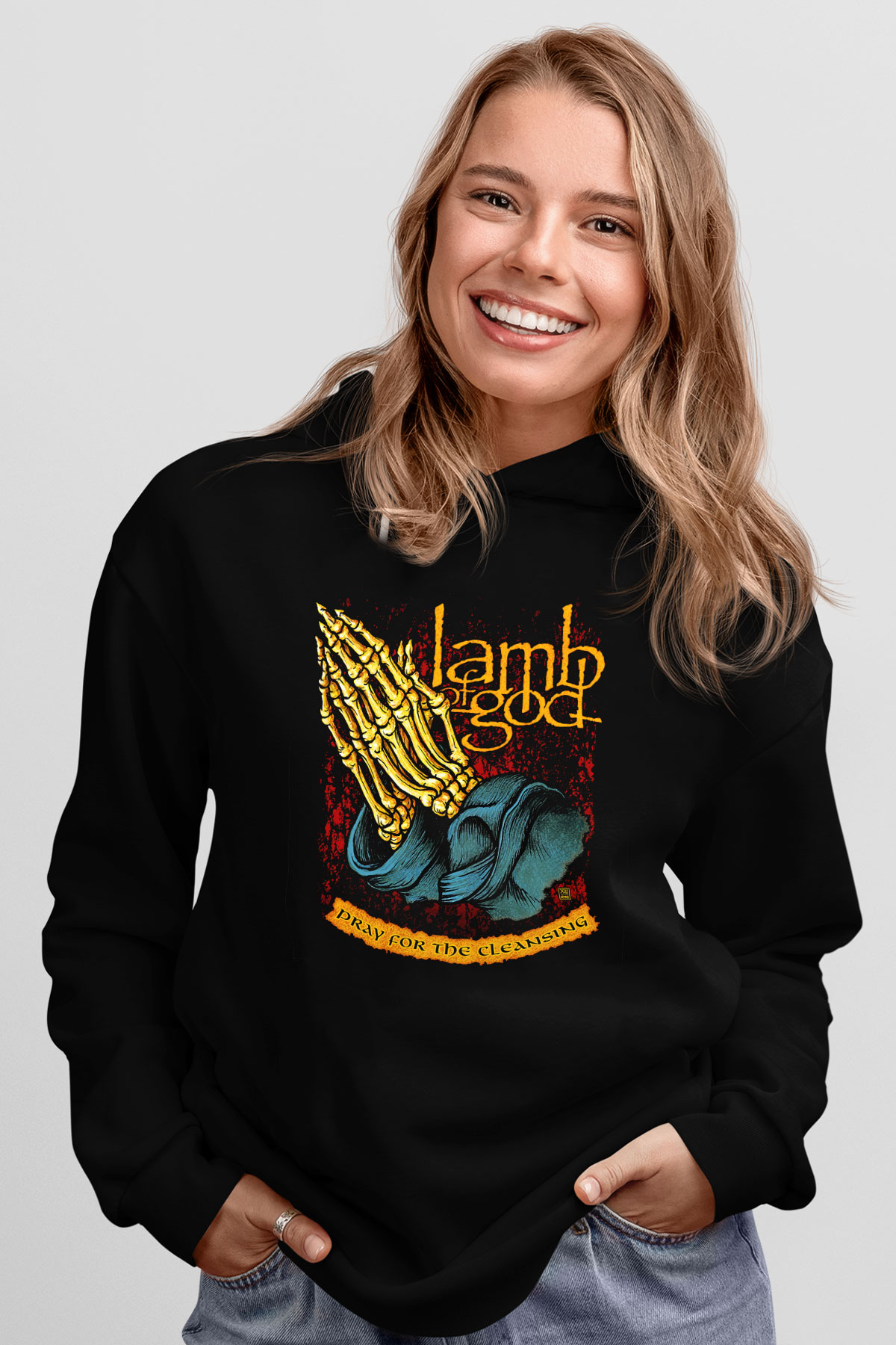 Lamb of God Siyah Unisex Hoodie