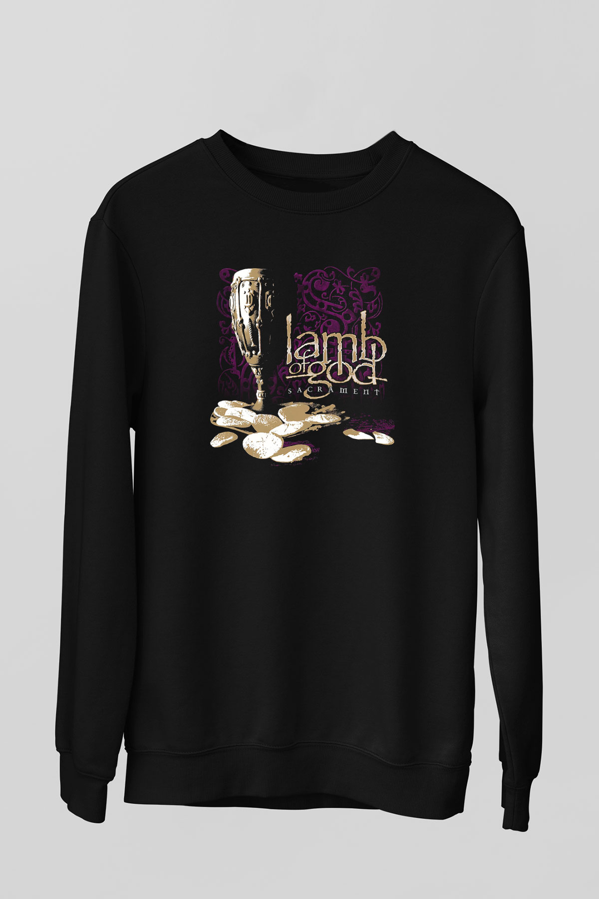 Lamb of God Siyah Unisex Sweatshirt