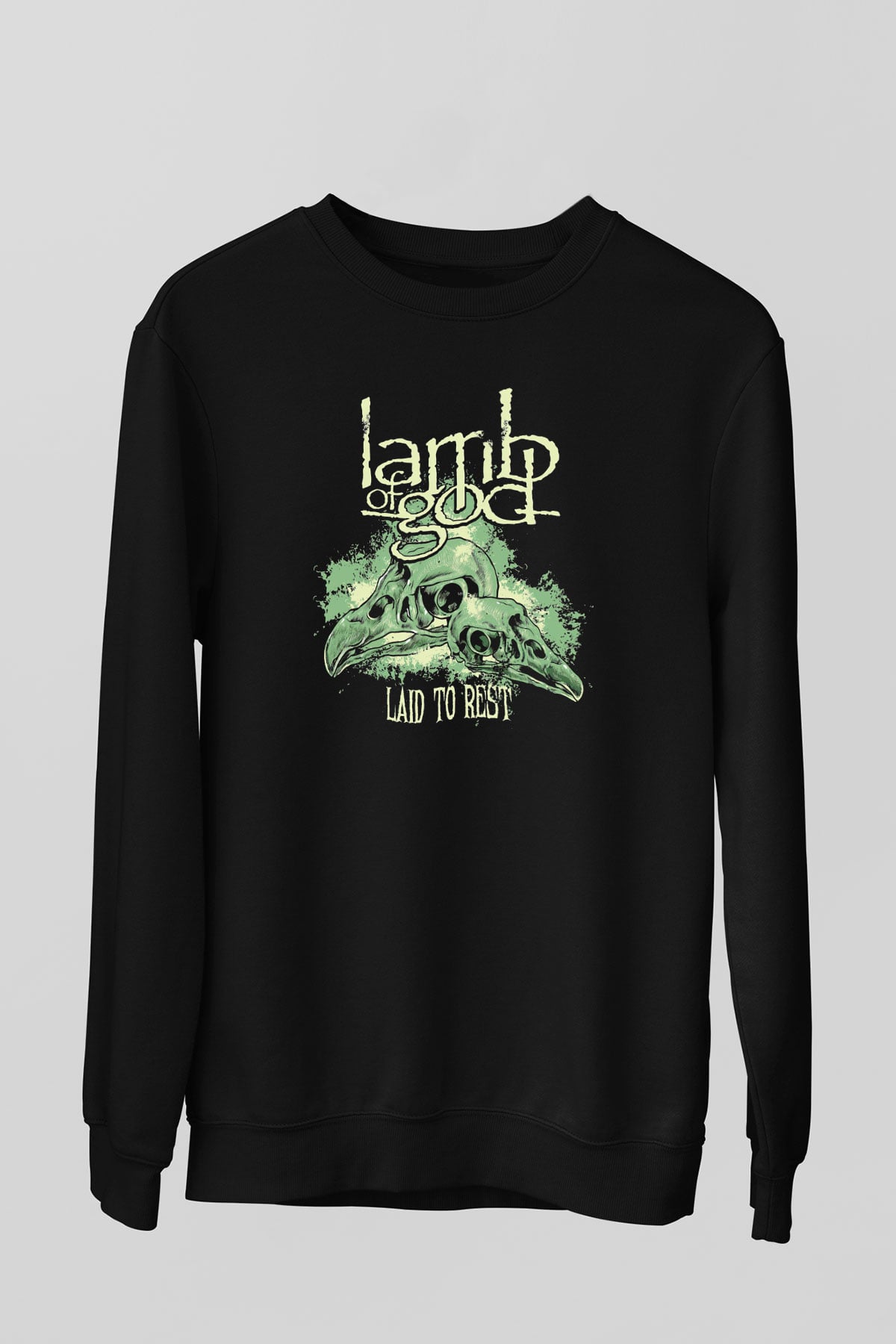 Lamb of God Siyah Unisex Sweatshirt