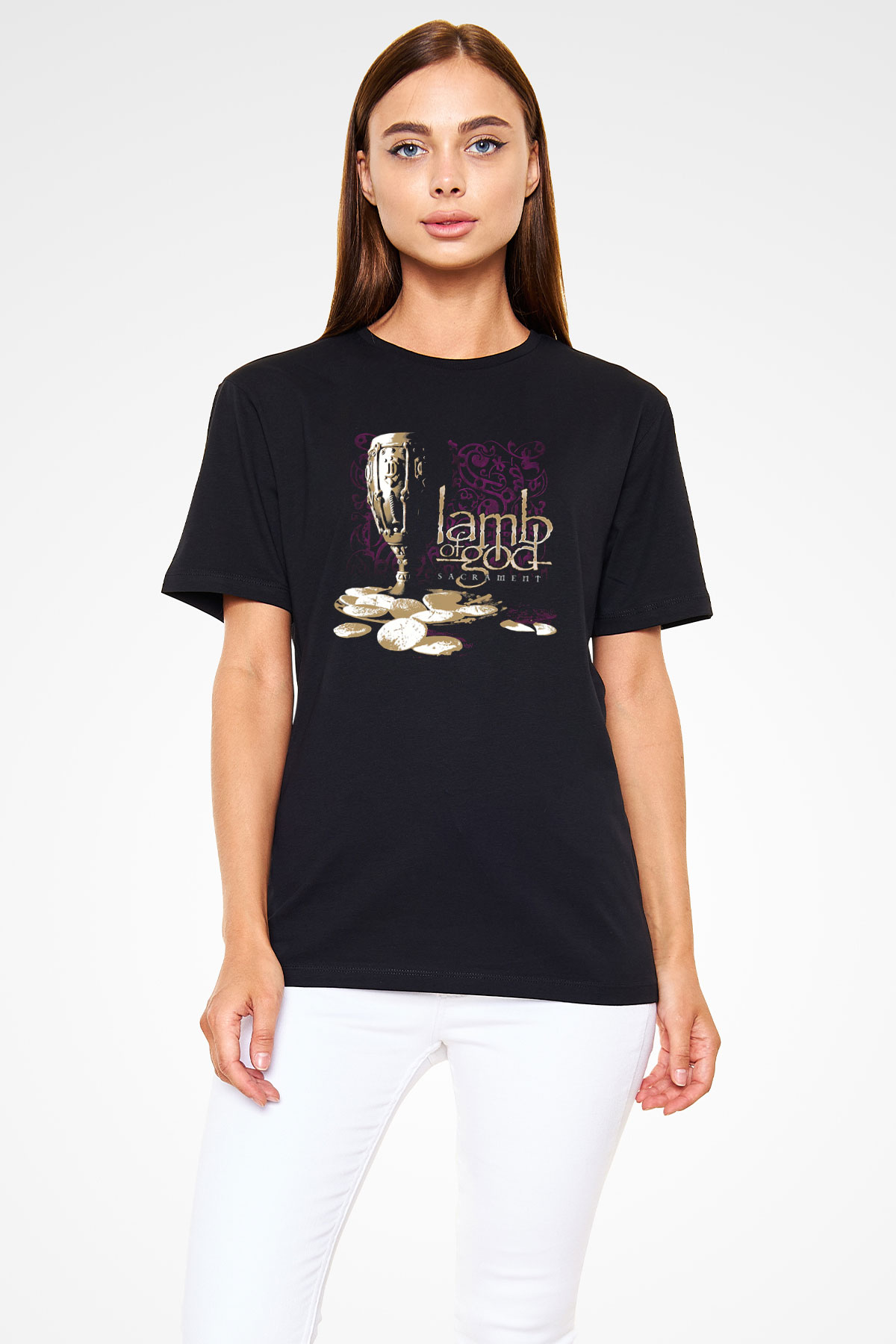 Lamb of God Siyah Unisex Tişört T-Shirt - TişörtFabrikası