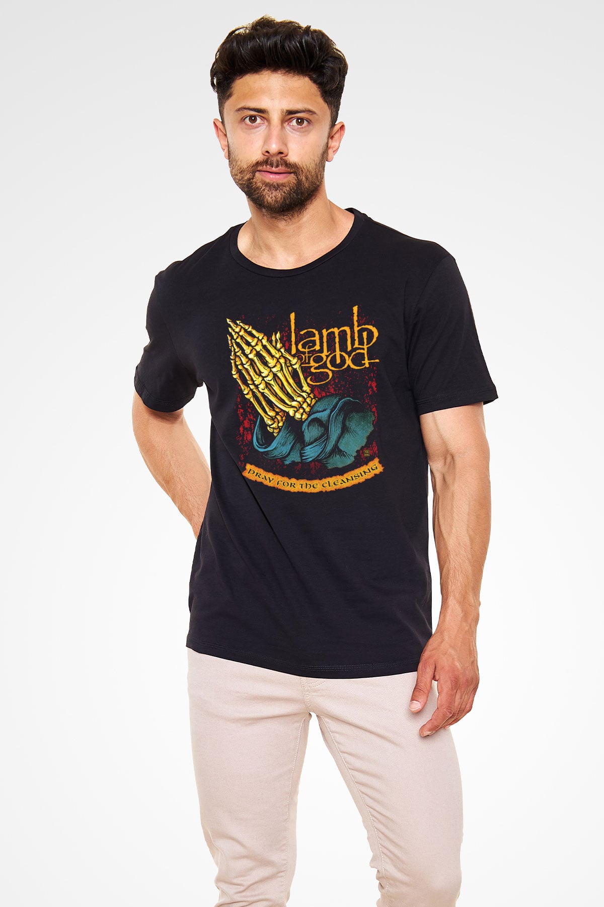 Lamb of God Siyah Unisex Tişört T-Shirt - TişörtFabrikası