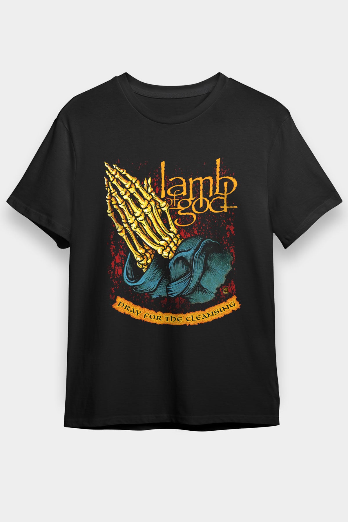 Lamb of God Siyah Unisex Tişört T-Shirt - TişörtFabrikası