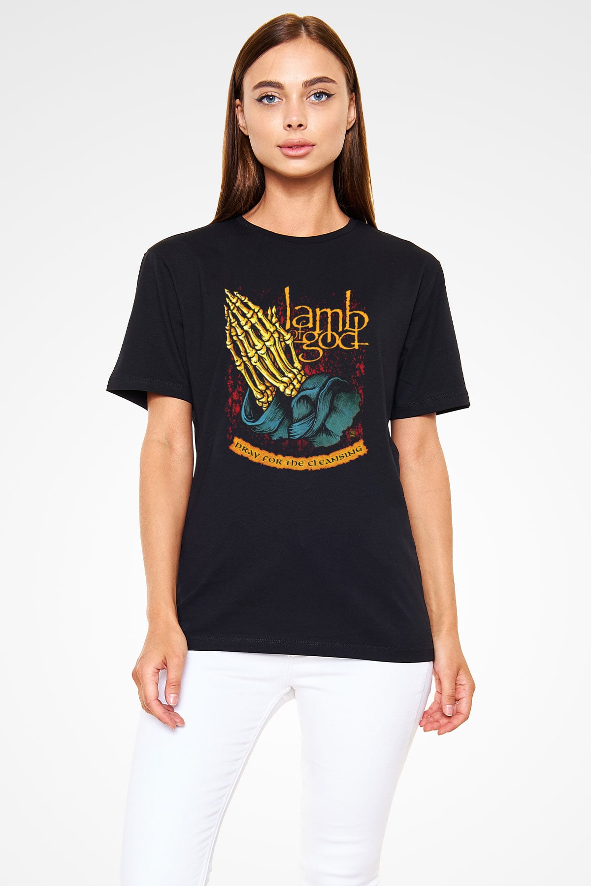 Lamb of God Siyah Unisex Tişört T-Shirt - TişörtFabrikası