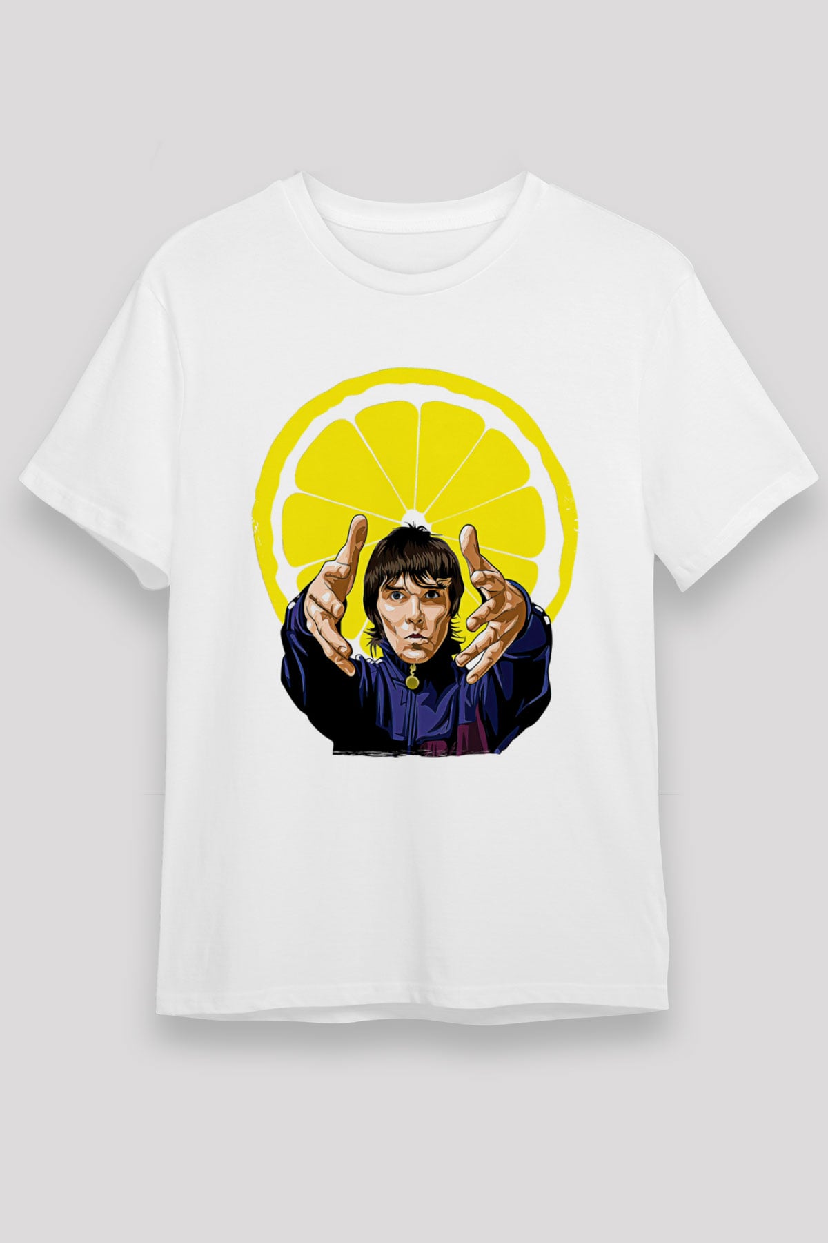 Lan Brown Baskılı Unisex Beyaz Tişört - Tshirt