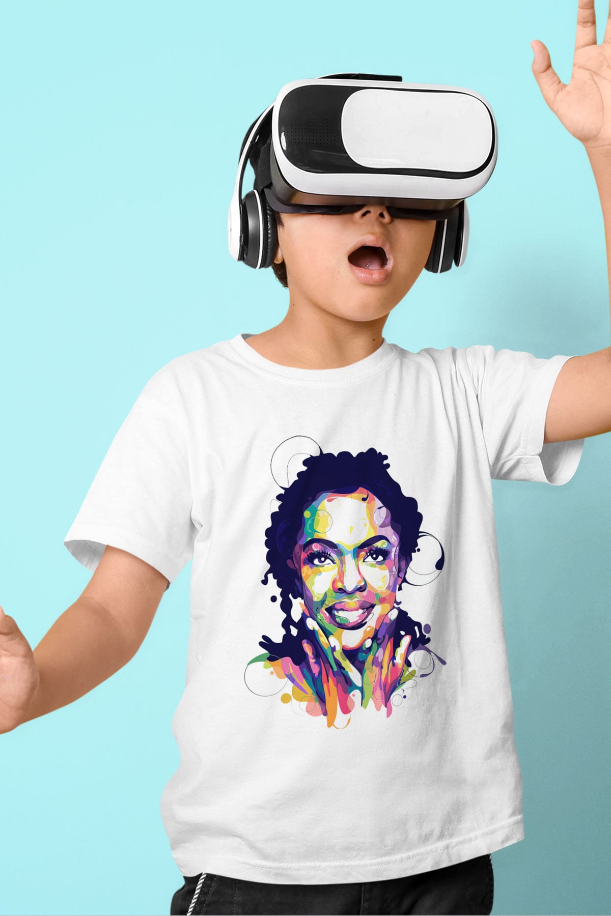 Lauryn Hill Beyaz Unisex Çocuk Tişört