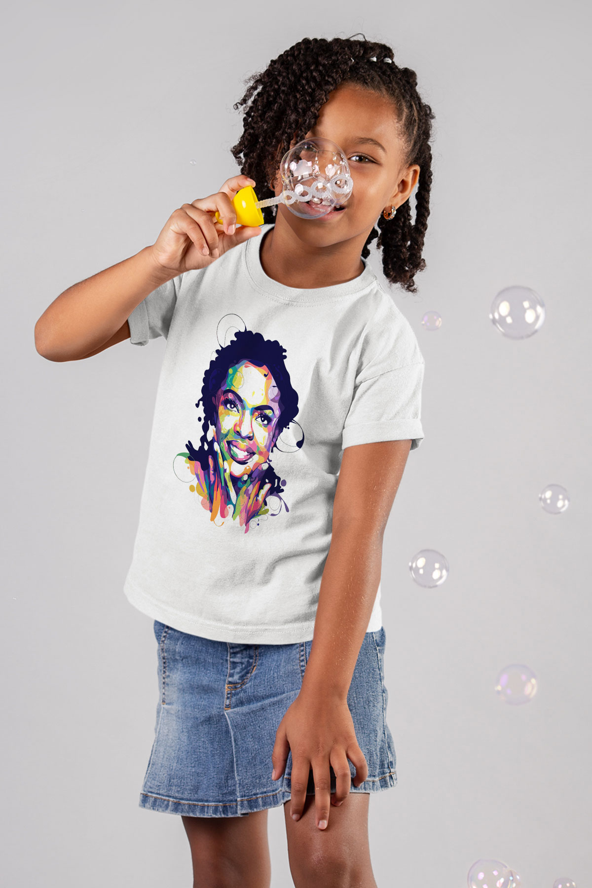 Lauryn Hill Beyaz Unisex Çocuk Tişört