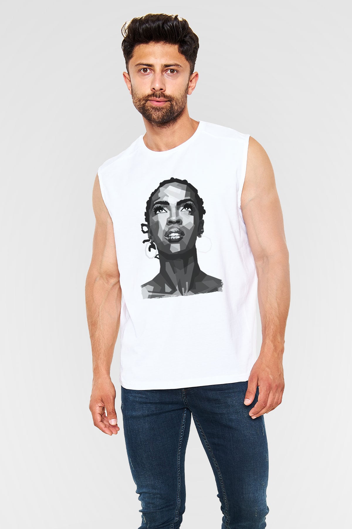 Lauryn Hill Beyaz Unisex Kolsuz Tişört