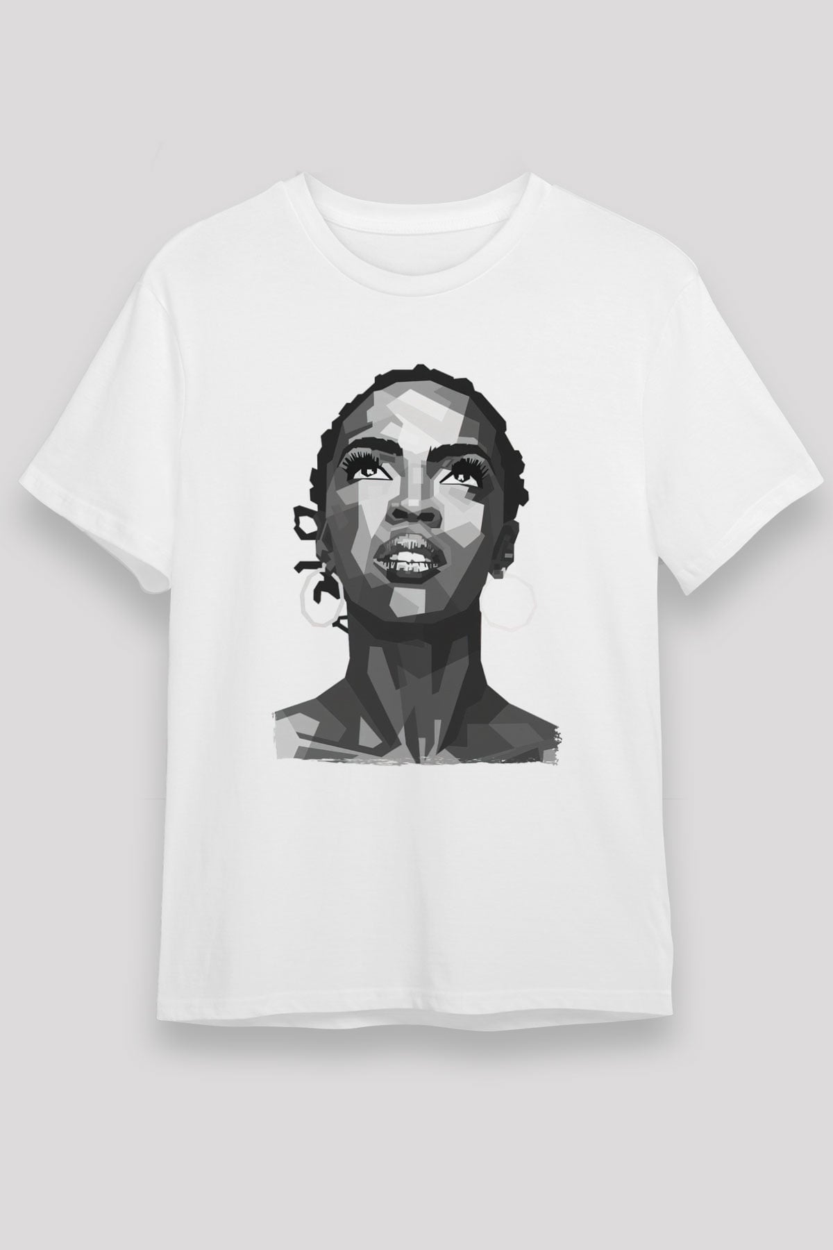 Lauryn Hill Beyaz Unisex Tişört T-Shirt - TişörtFabrikası
