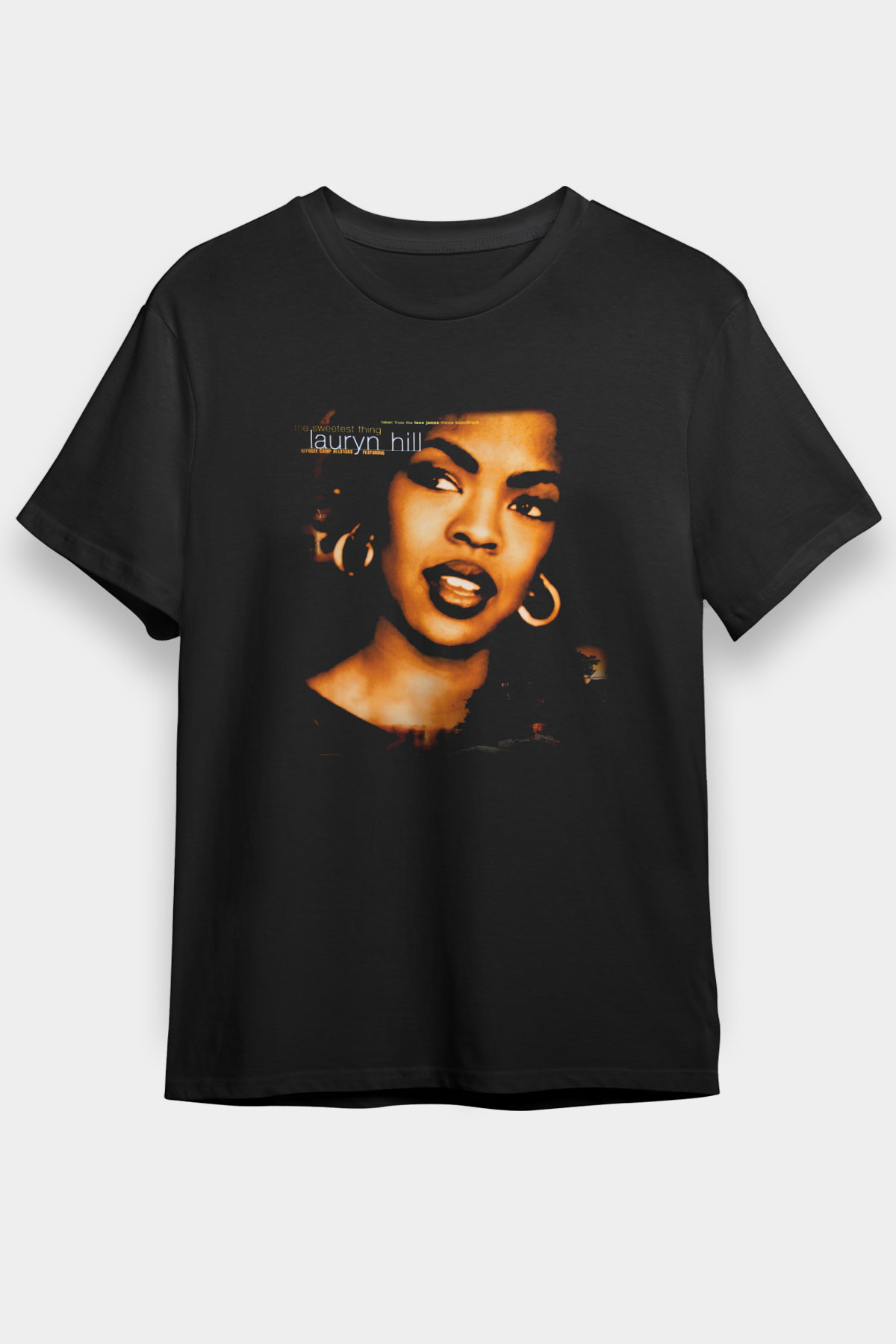 Lauryn Hill Siyah Unisex Tişört T-Shirt - TişörtFabrikası