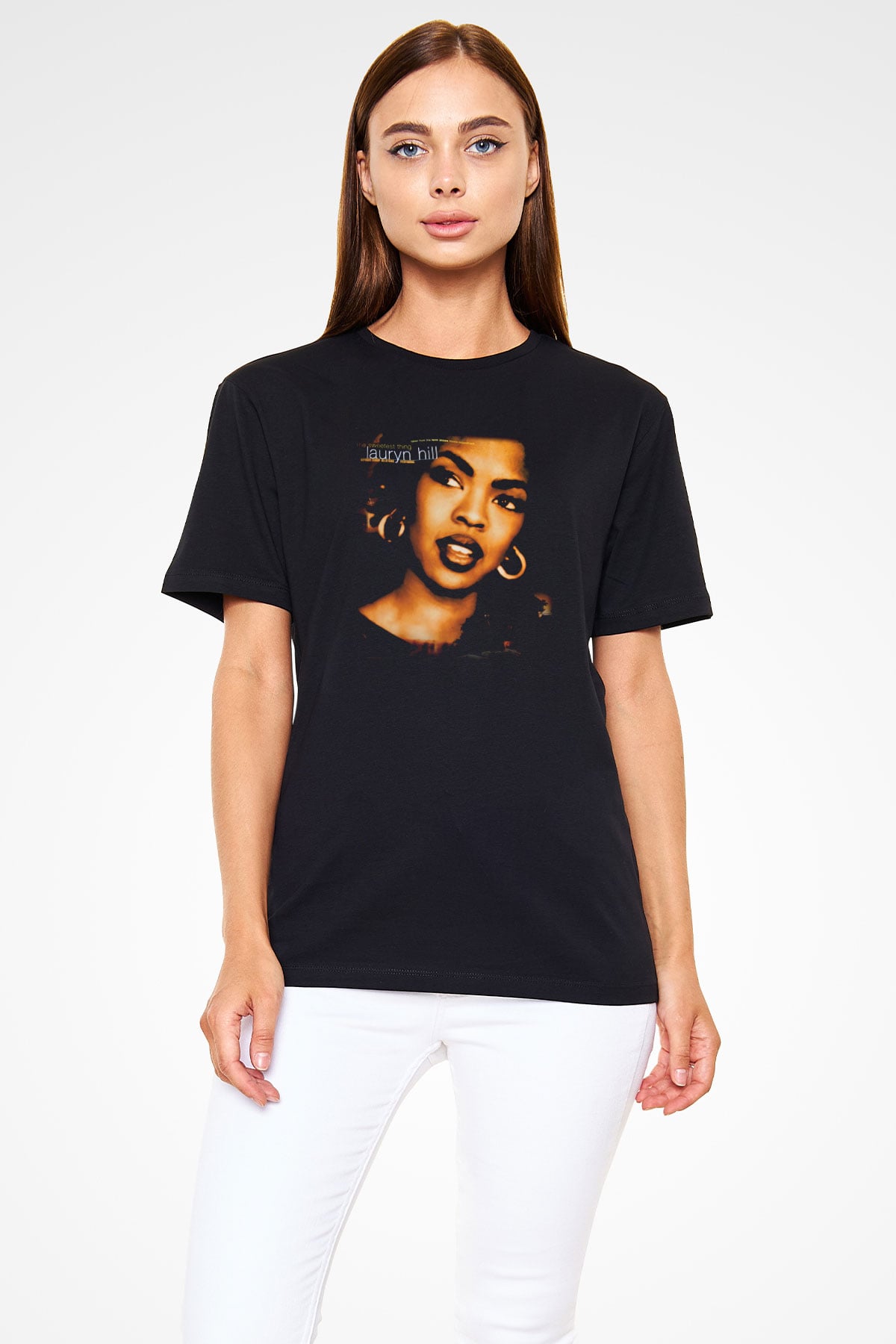 Lauryn Hill Siyah Unisex Tişört T-Shirt - TişörtFabrikası
