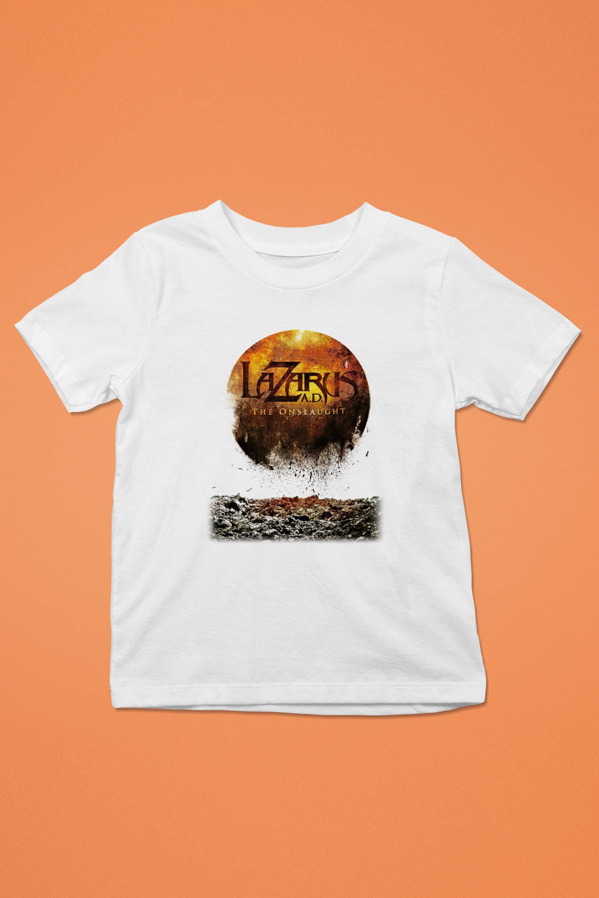 Lazarus A.D. Baskılı Beyaz Unisex Çocuk Tişört