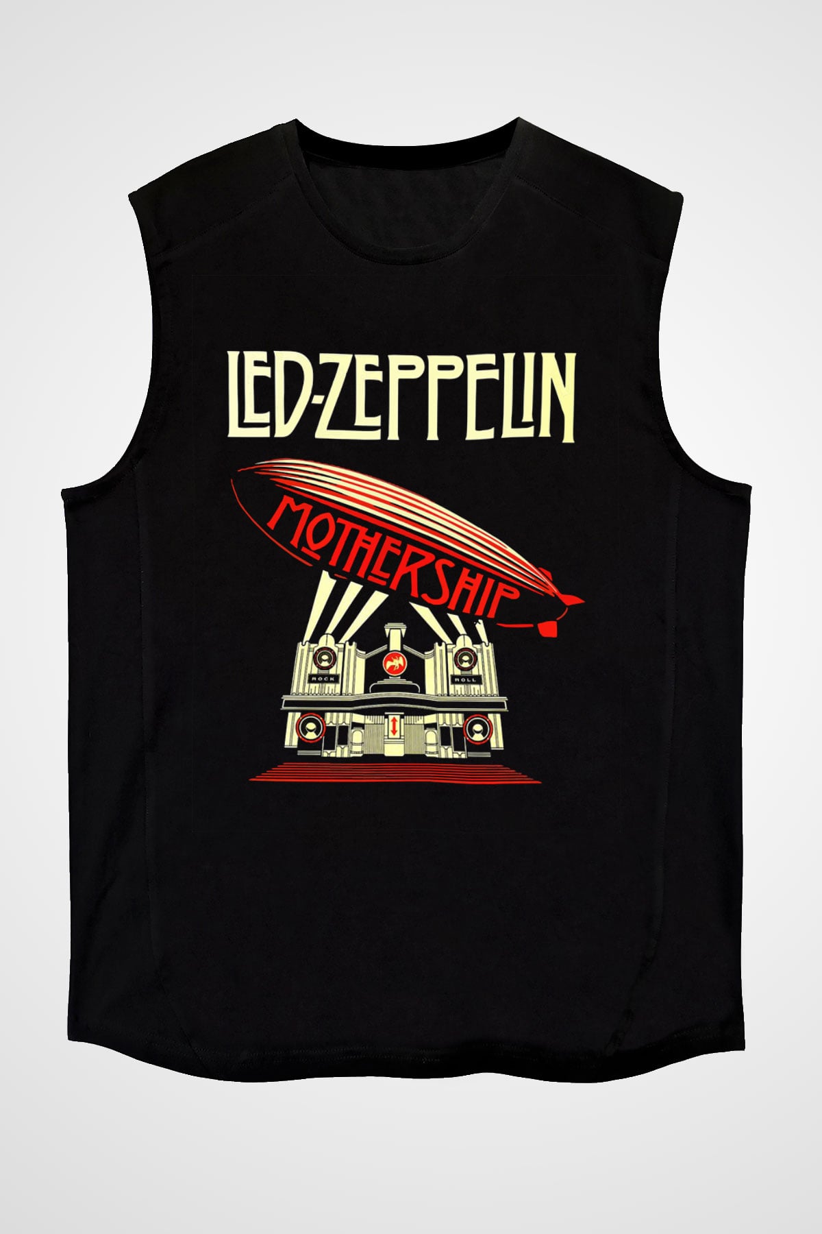Led Zeppelin Mothership Siyah Unisex Kolsuz Tişört