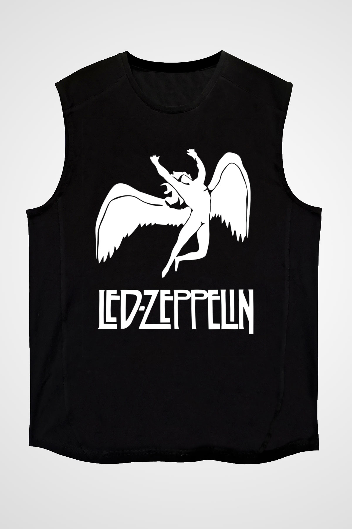 Led Zeppelin Siyah Unisex Kolsuz Tişört