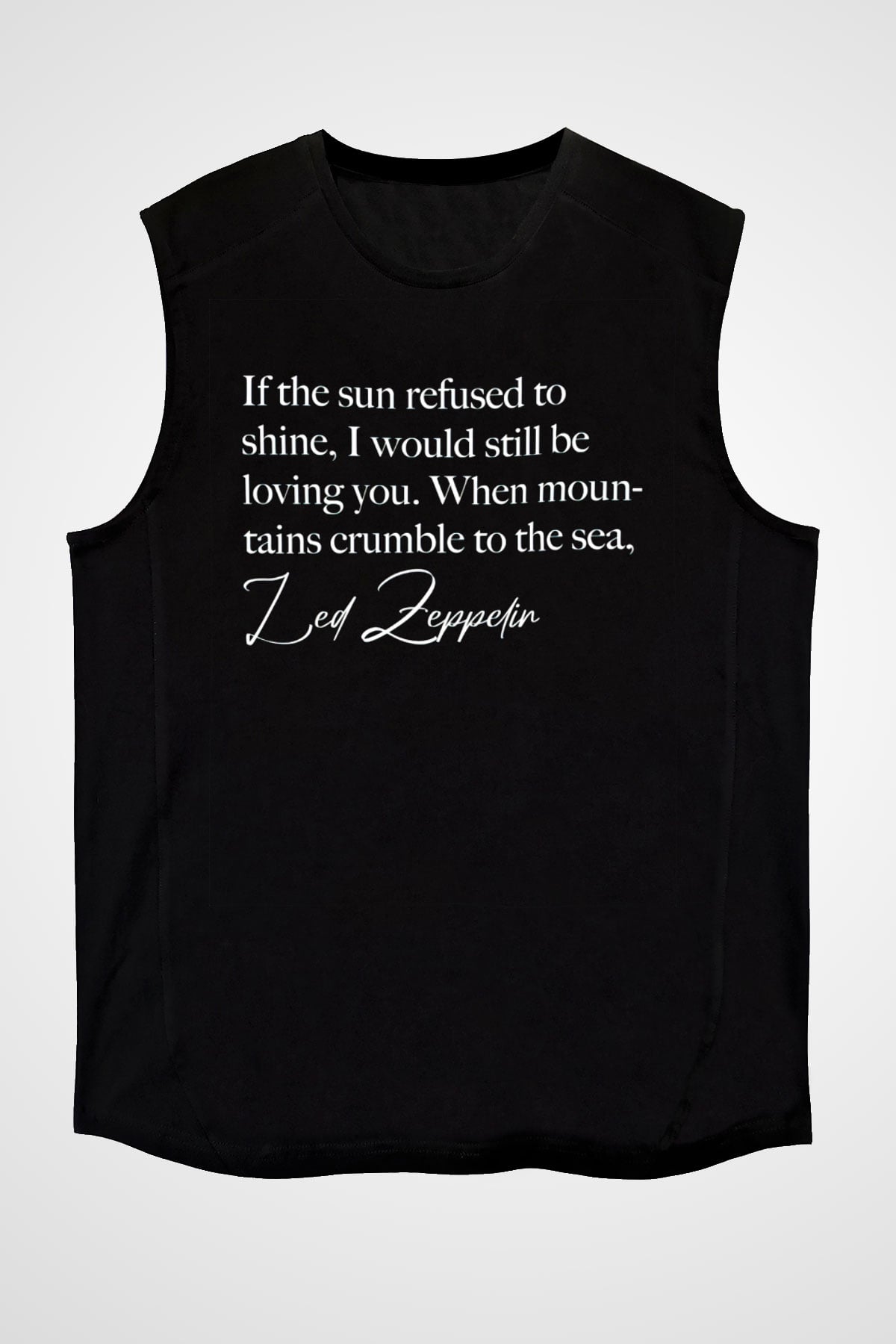 Led Zeppelin Siyah Unisex Kolsuz Tişört