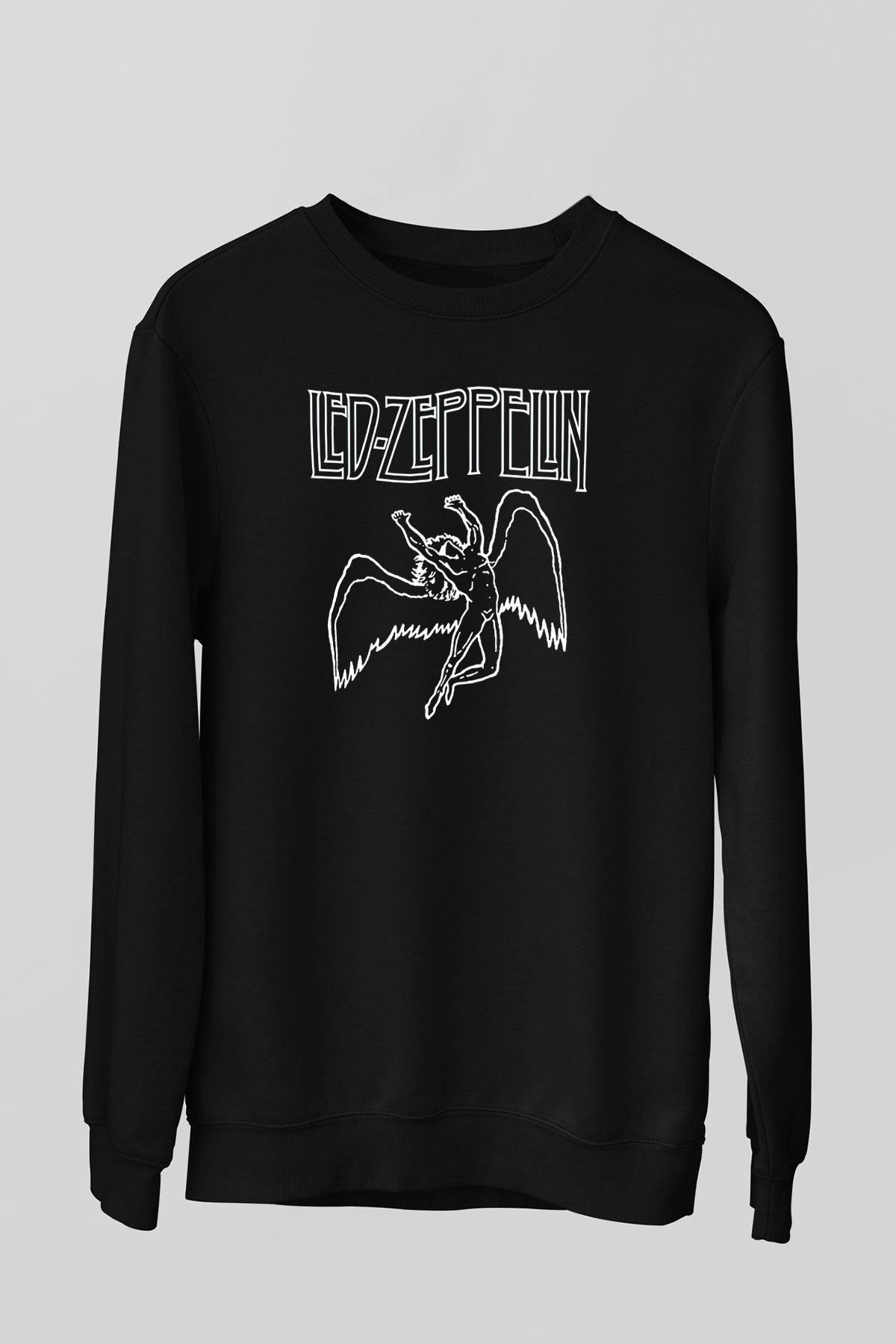 Led Zeppelin Siyah Unisex Sweatshirt