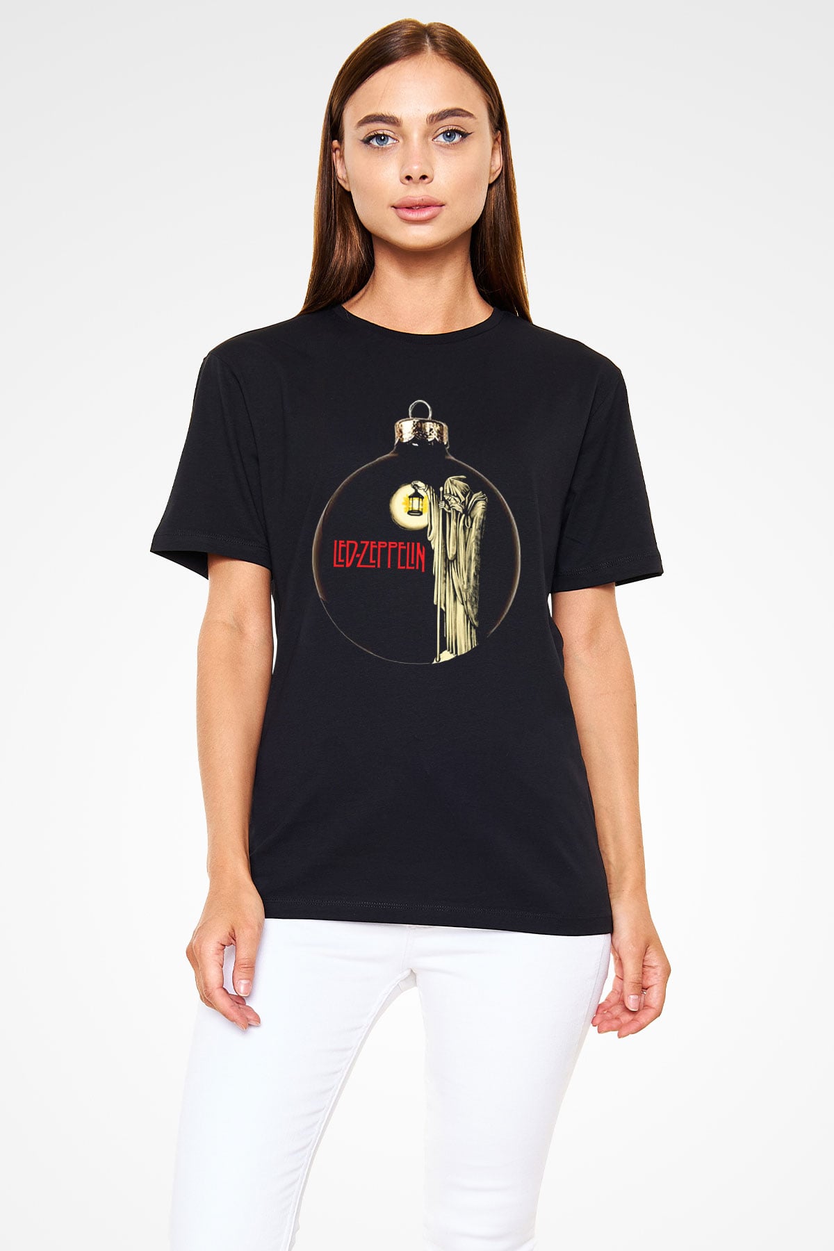 Led Zeppelin Siyah Unisex Tişört T-Shirt - TişörtFabrikası