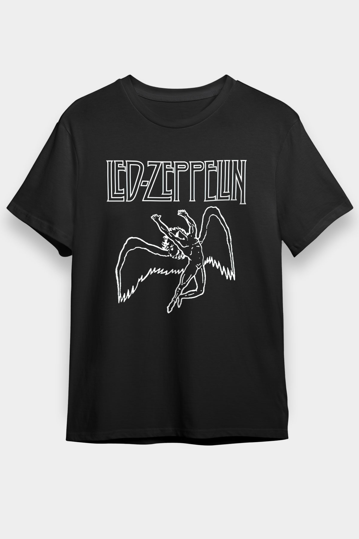 Led Zeppelin Siyah Unisex Tişört T-Shirt - TişörtFabrikası