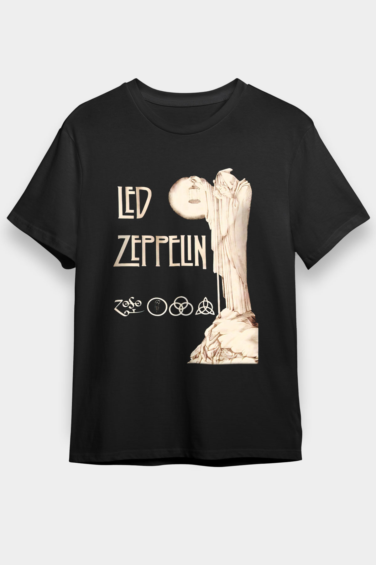 Led Zeppelin Siyah Unisex Tişört T-Shirt - TişörtFabrikası