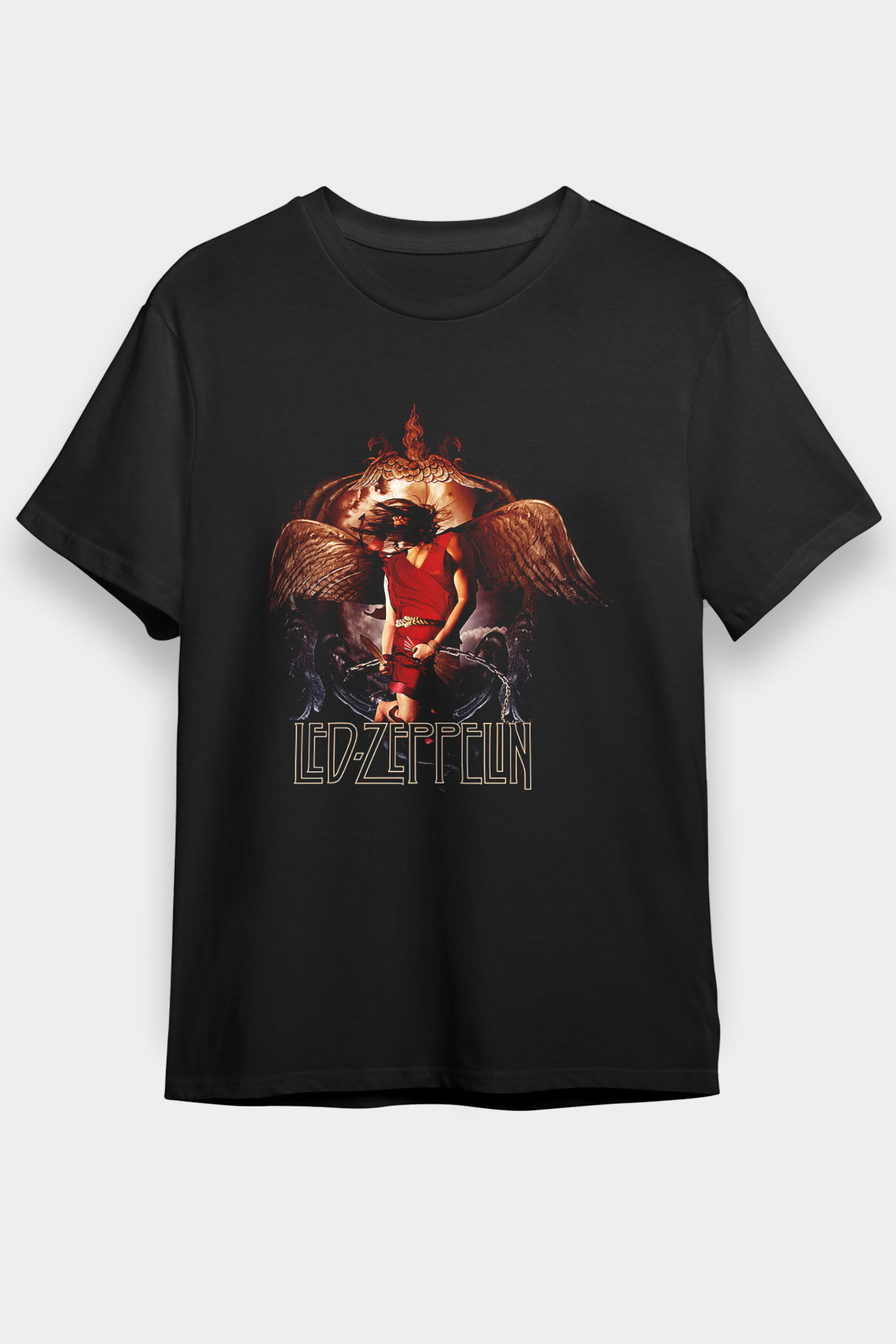 Led Zeppelin Siyah Unisex Tişört T-Shirt - TişörtFabrikası