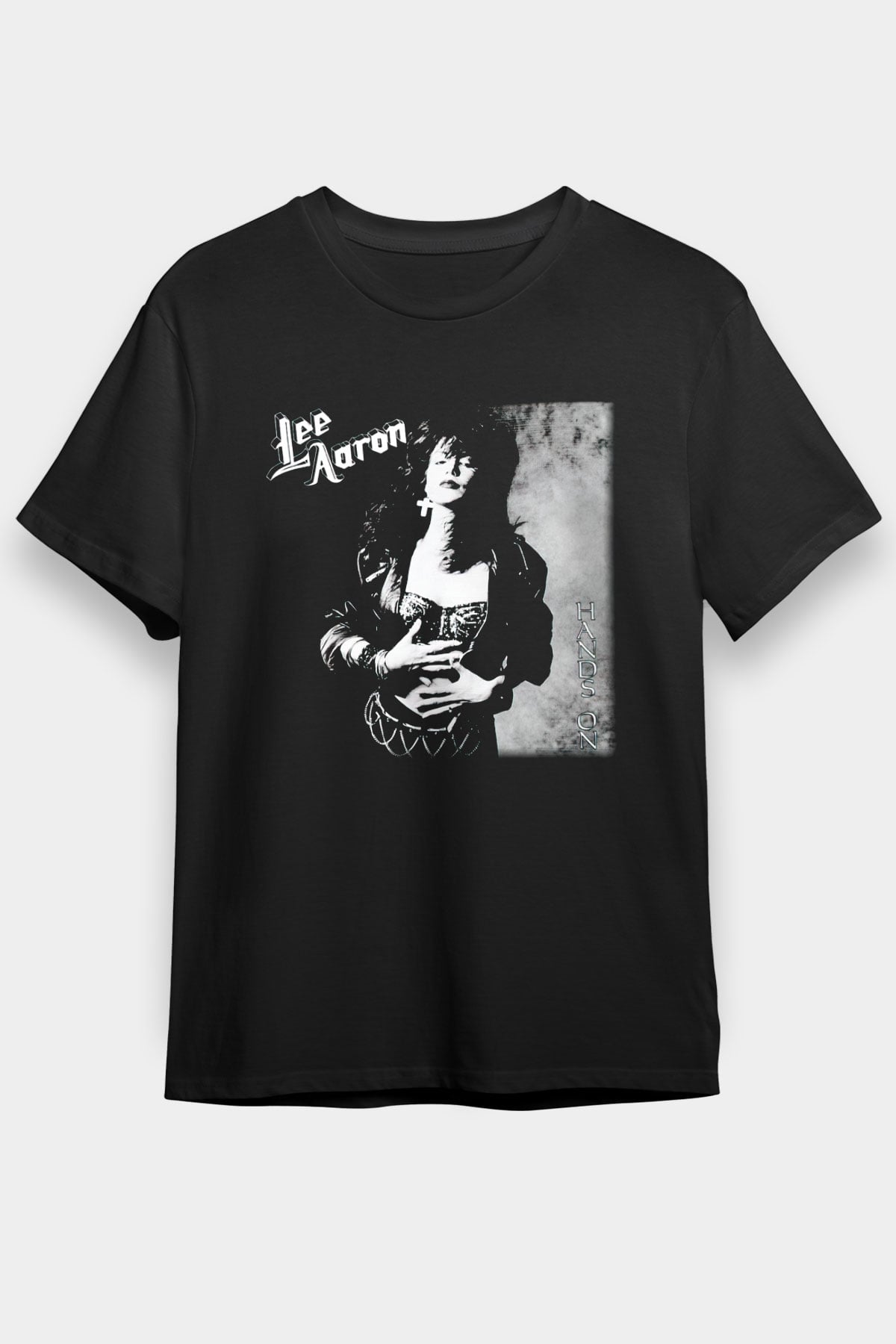 Lee Aaron Siyah Unisex Tişört T-Shirt - TişörtFabrikası