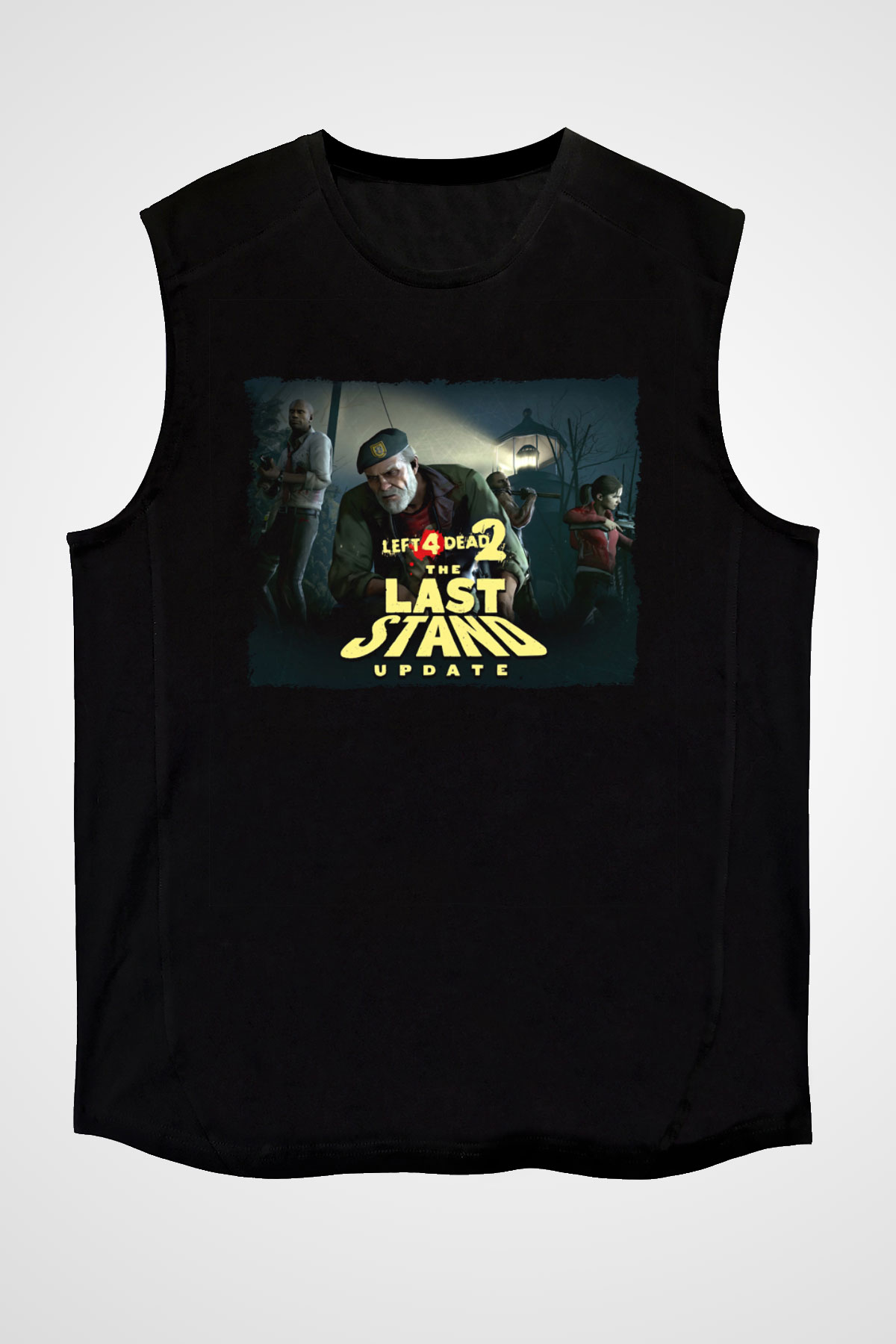 Left 4 Dead Siyah Unisex Kolsuz Tişört