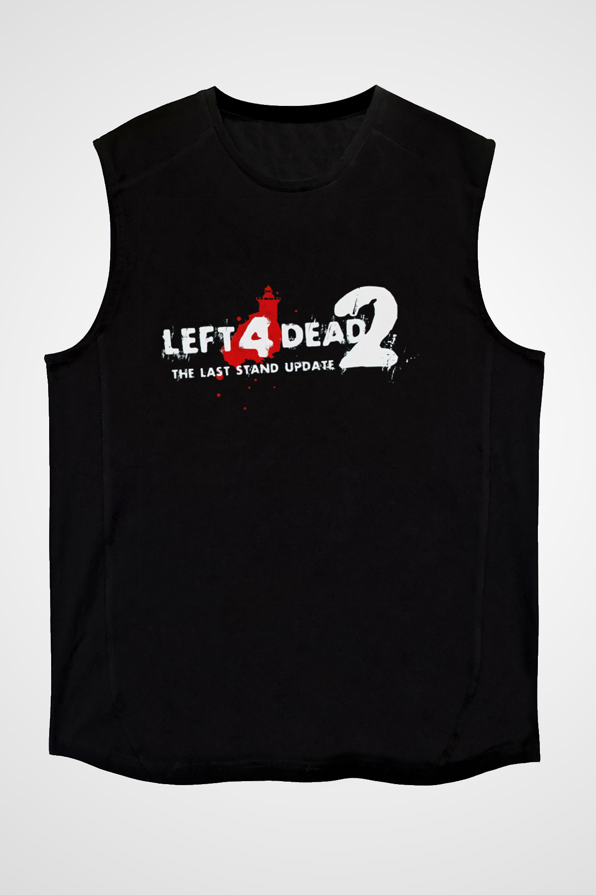 Left 4 Dead Siyah Unisex Kolsuz Tişört