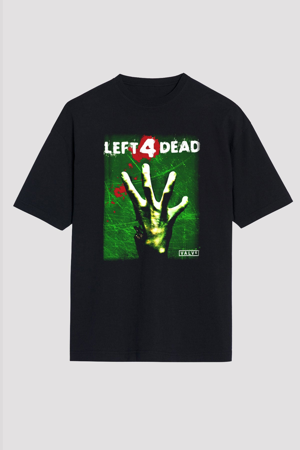 Left 4 Dead Siyah Unisex Oversize Tişört T-Shirt