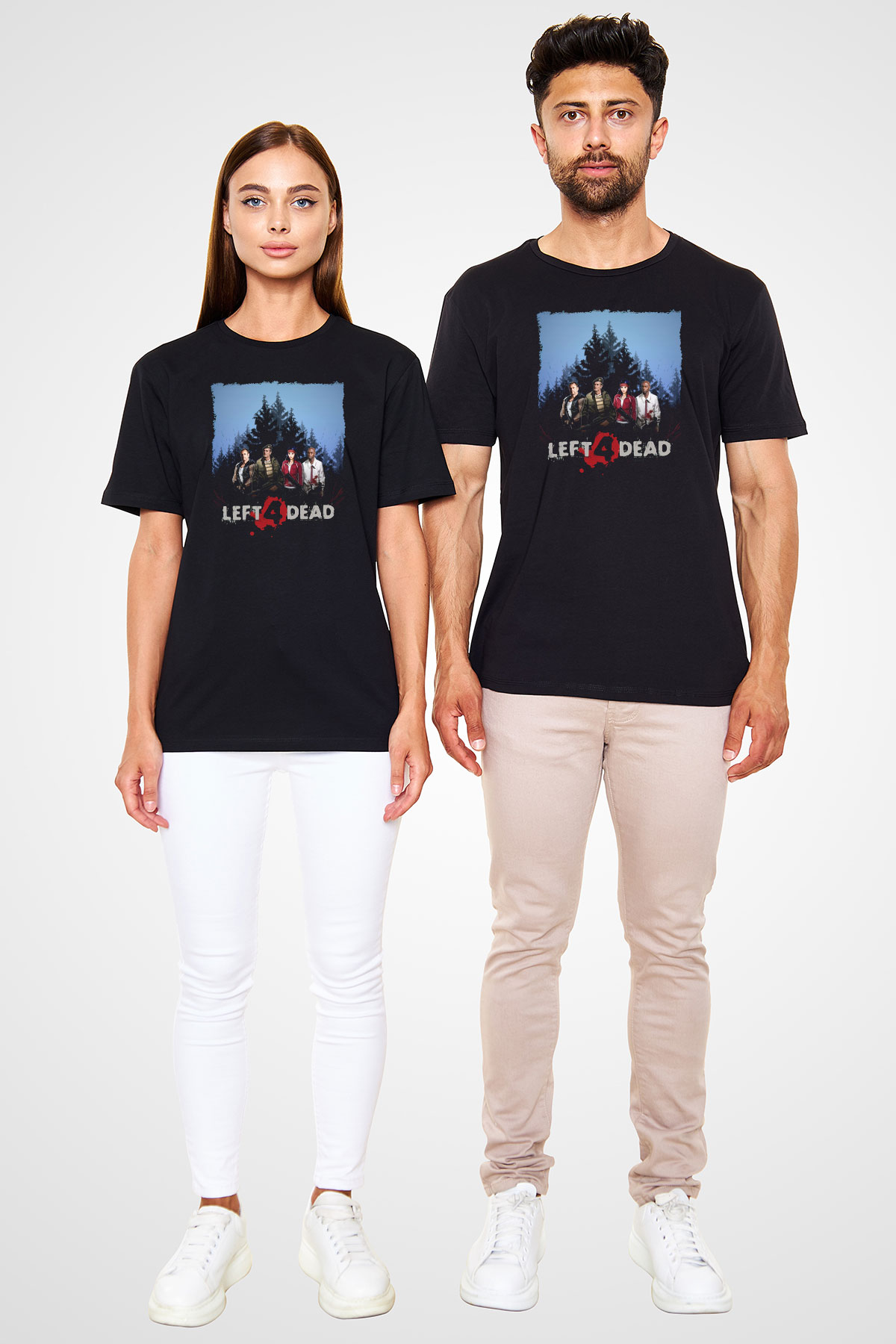 Left 4 Dead Siyah Unisex Tişört T-Shirt