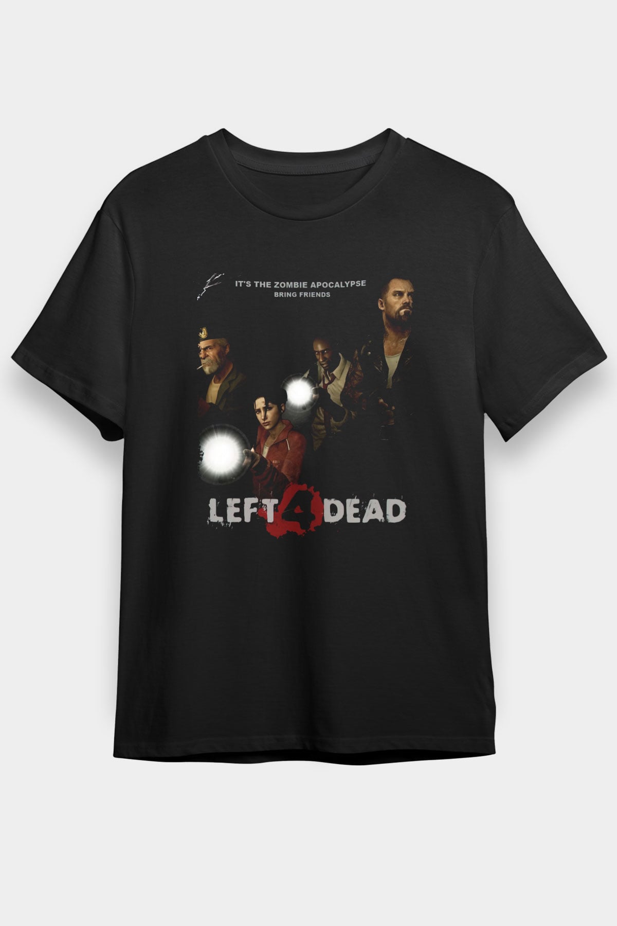 Left 4 Dead Siyah Unisex Tişört T-Shirt