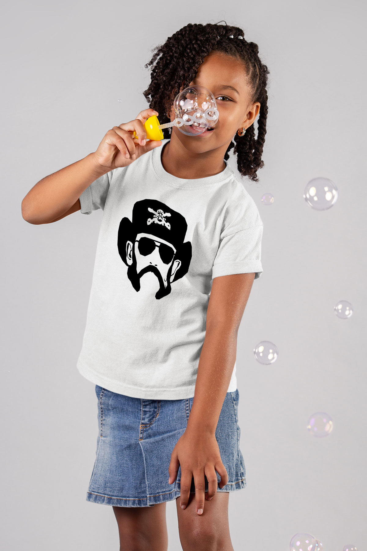 Lemmy Beyaz Unisex Çocuk Tişört