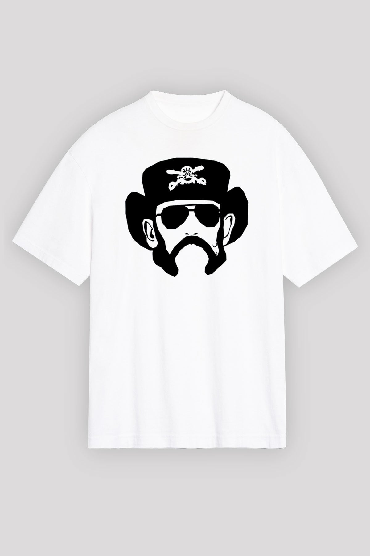 Lemmy Beyaz Oversize Tişört Oversize T-shirt - TişörtFabrikası