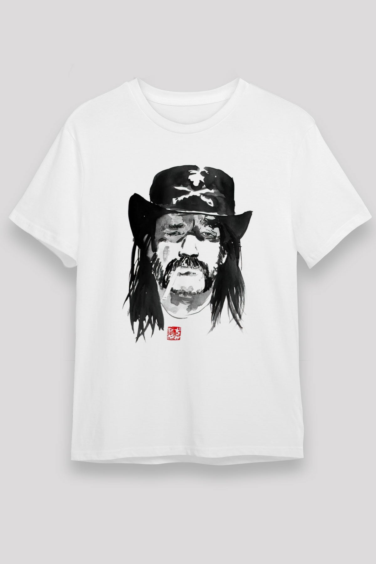 Lemmy Beyaz Unisex Tişört T-Shirt - TişörtFabrikası