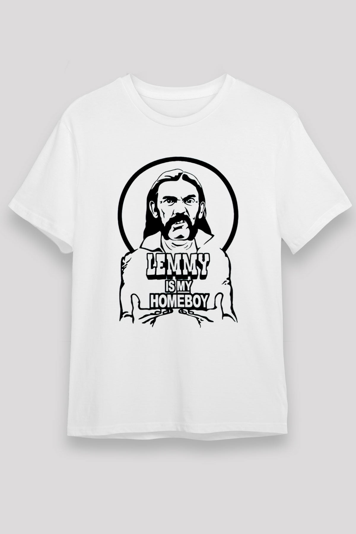 Lemmy Beyaz Unisex Tişört T-Shirt - TişörtFabrikası