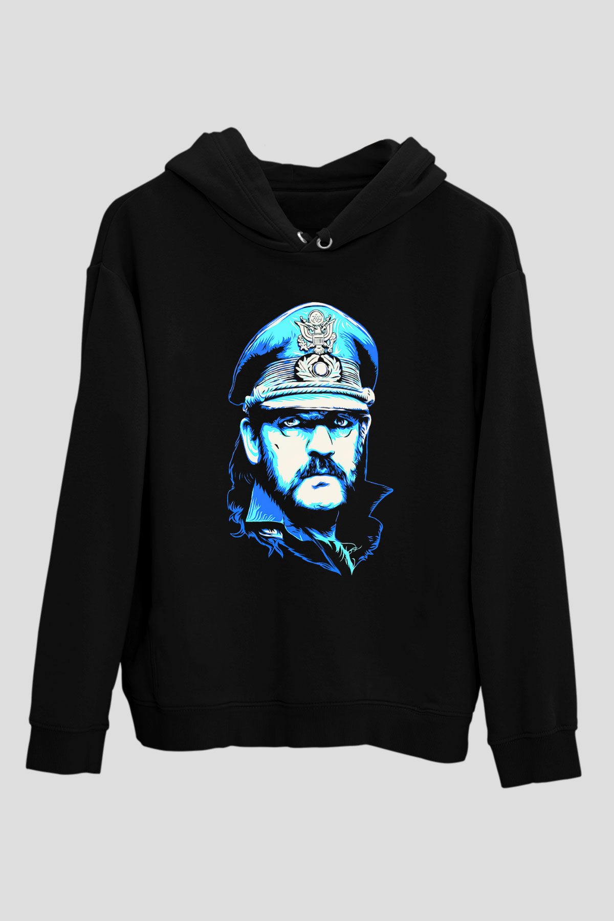 Lemmy Siyah Unisex Hoodie