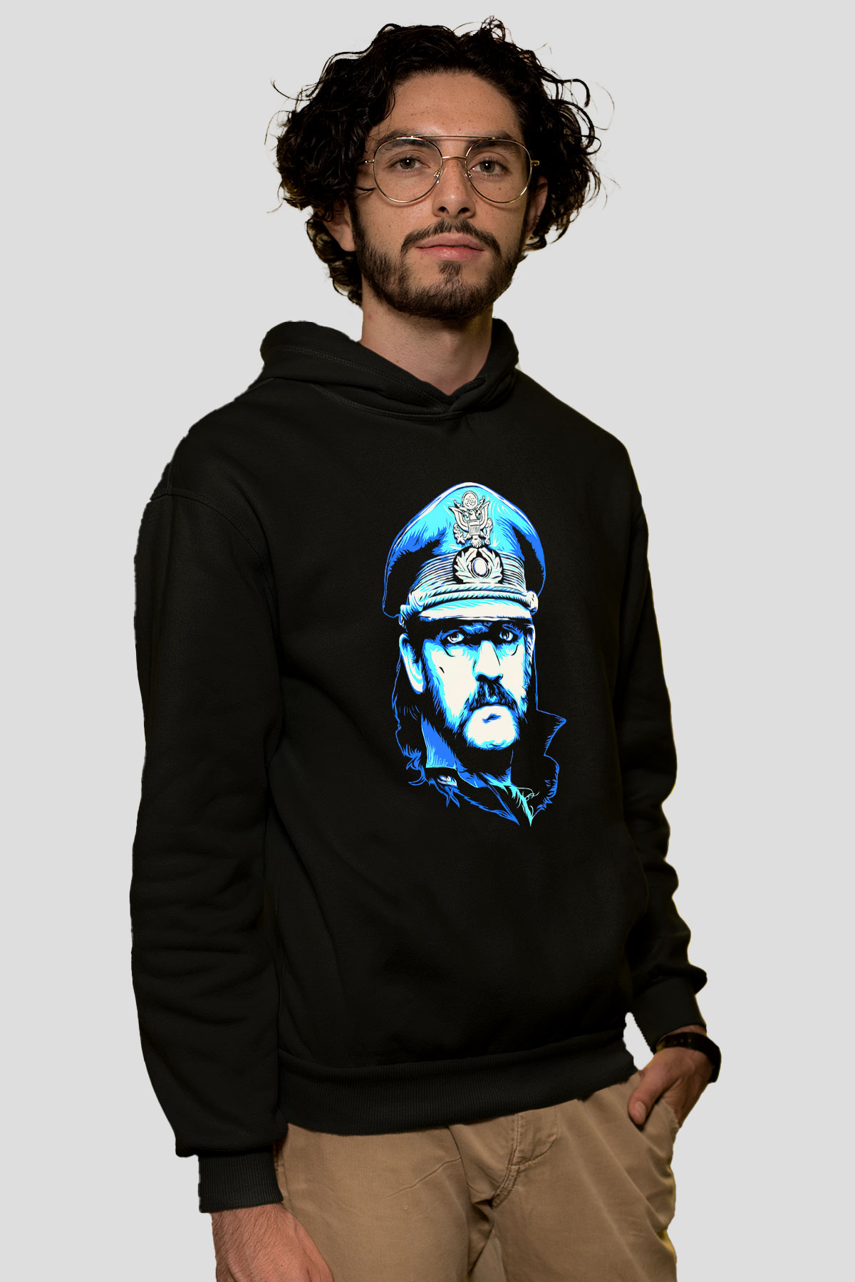 Lemmy Siyah Unisex Hoodie
