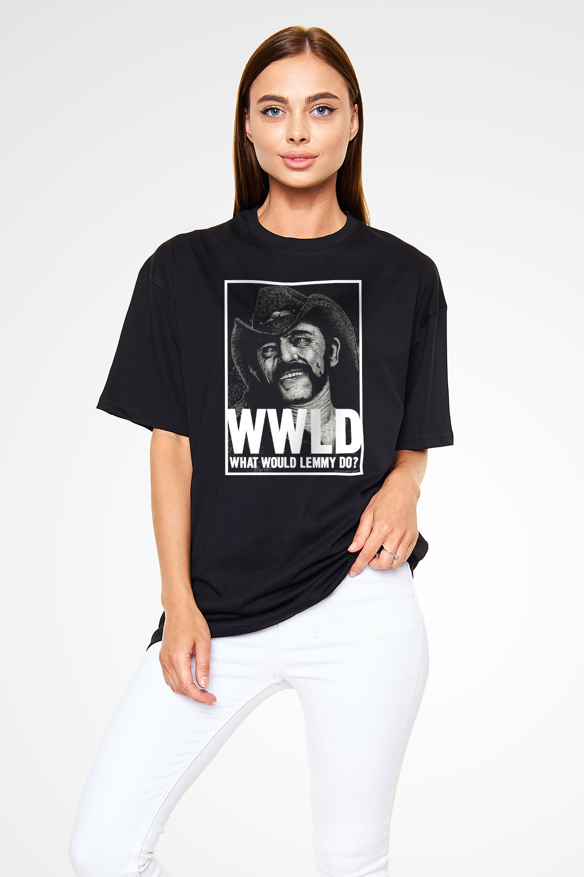 Lemmy Siyah Unisex Tişört T-Shirt - TişörtFabrikası