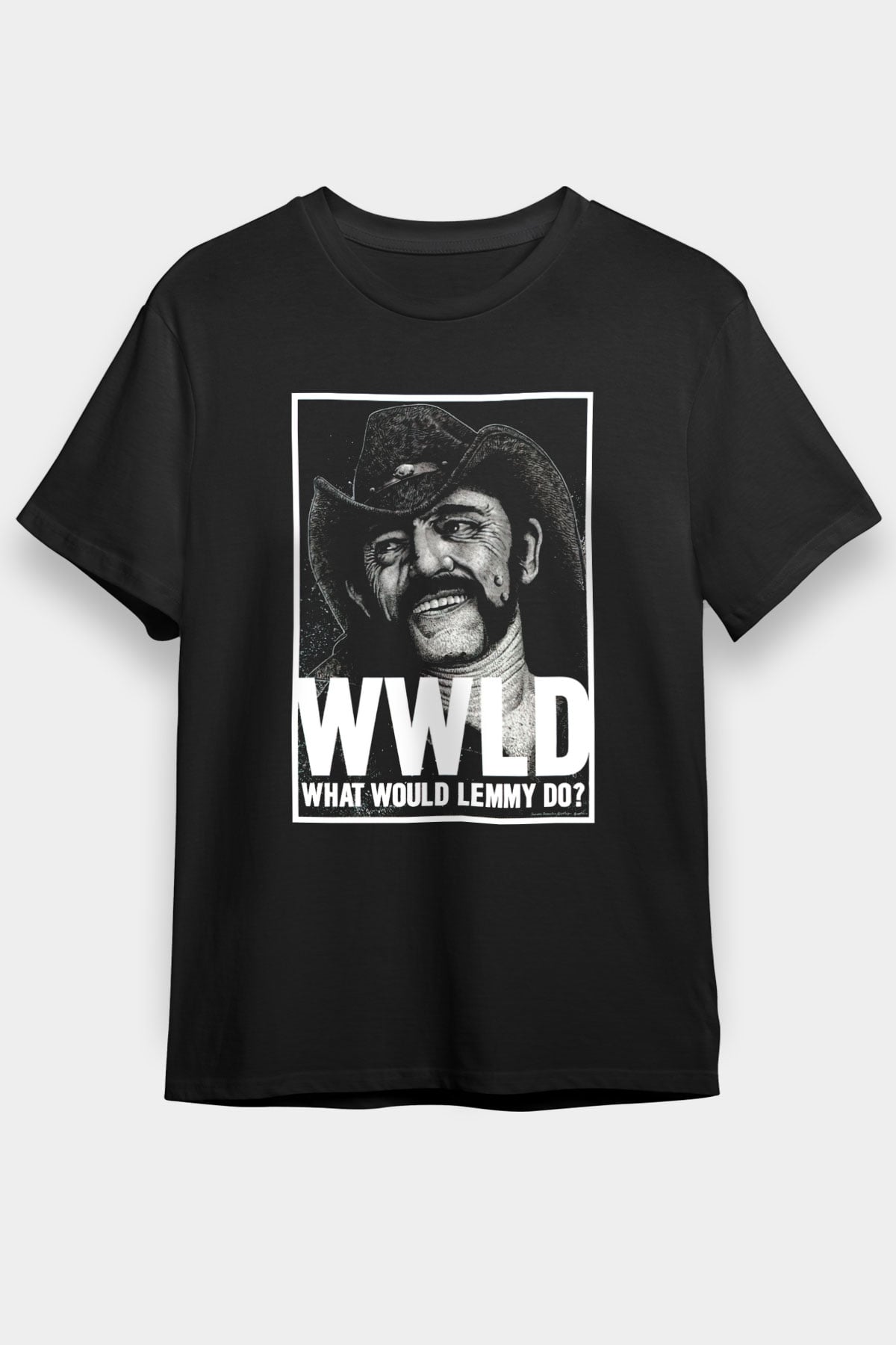 Lemmy Siyah Unisex Tişört T-Shirt - TişörtFabrikası