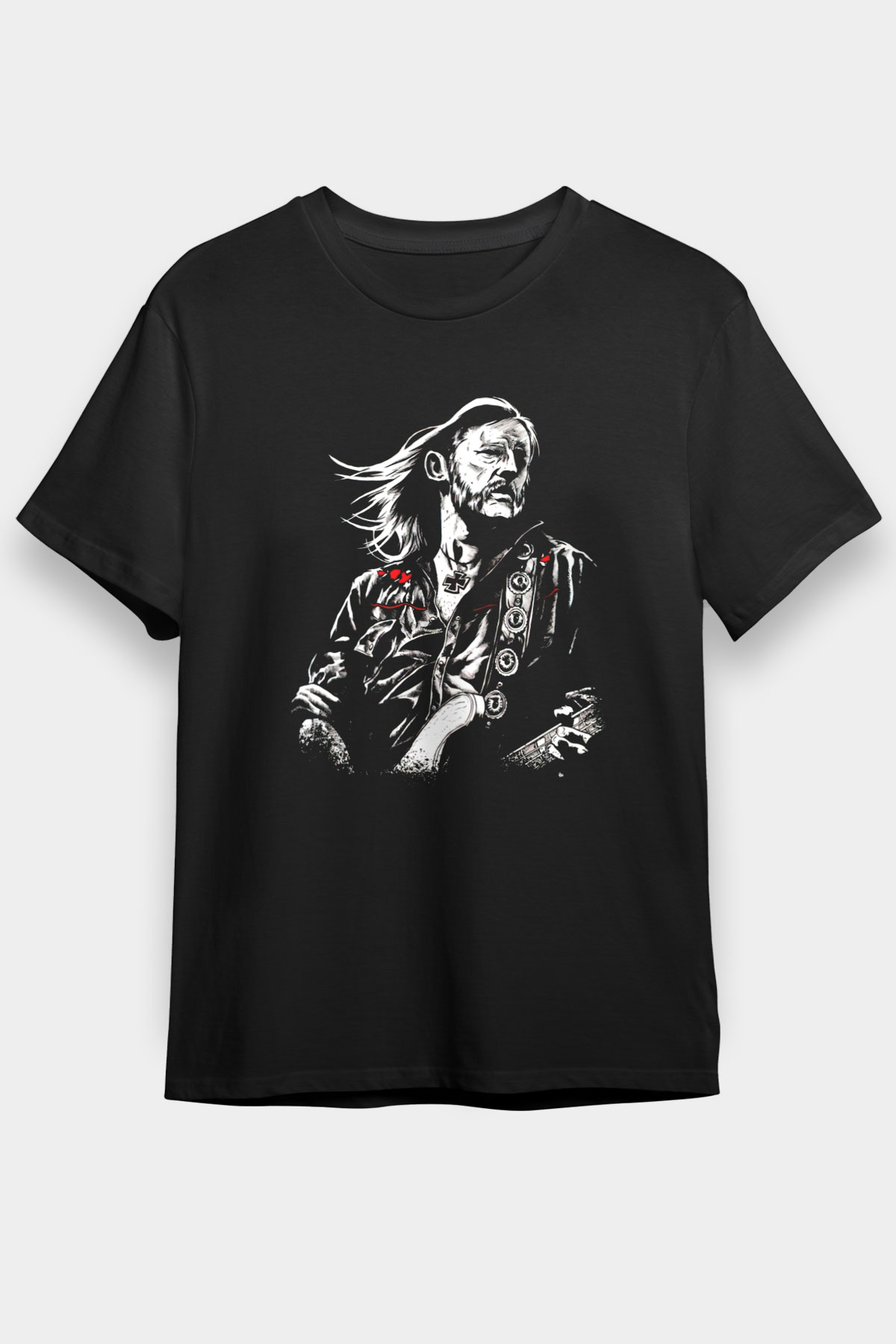 Lemmy Siyah Unisex Tişört T-Shirt - TişörtFabrikası