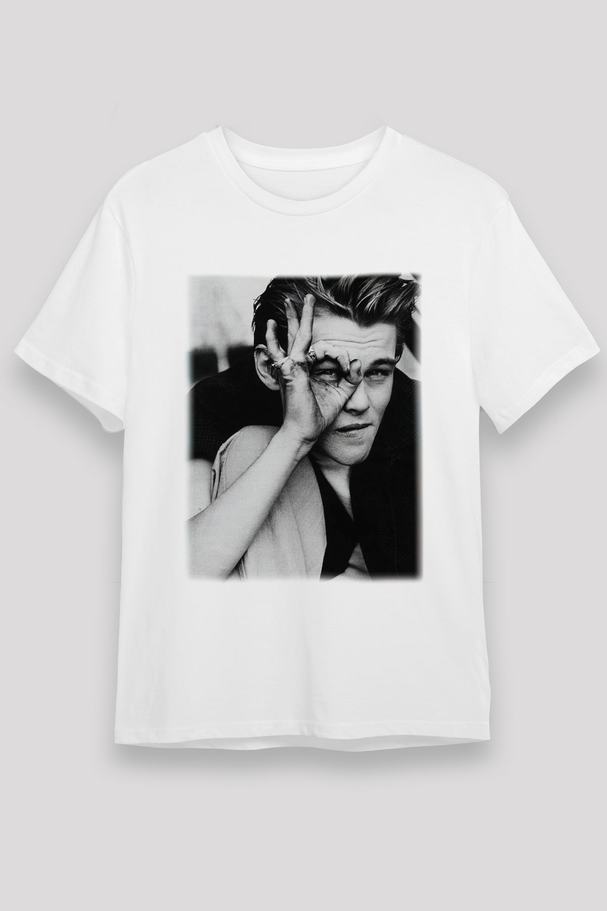 Leonardo DiCaprio Beyaz Unisex Tişört T-Shirt - TişörtFabrikası