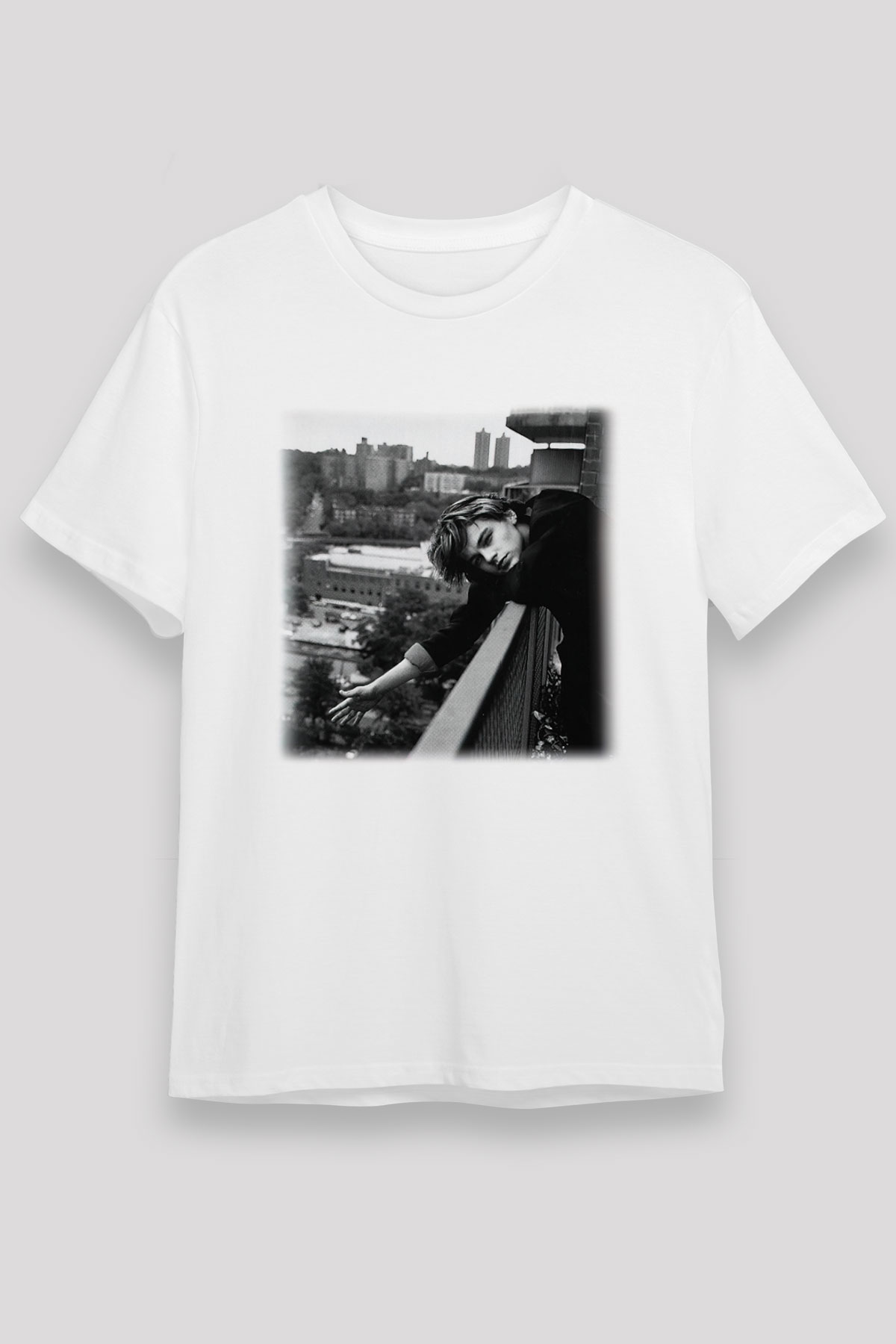 Leonardo DiCaprio Beyaz Unisex Tişört T-Shirt - TişörtFabrikası