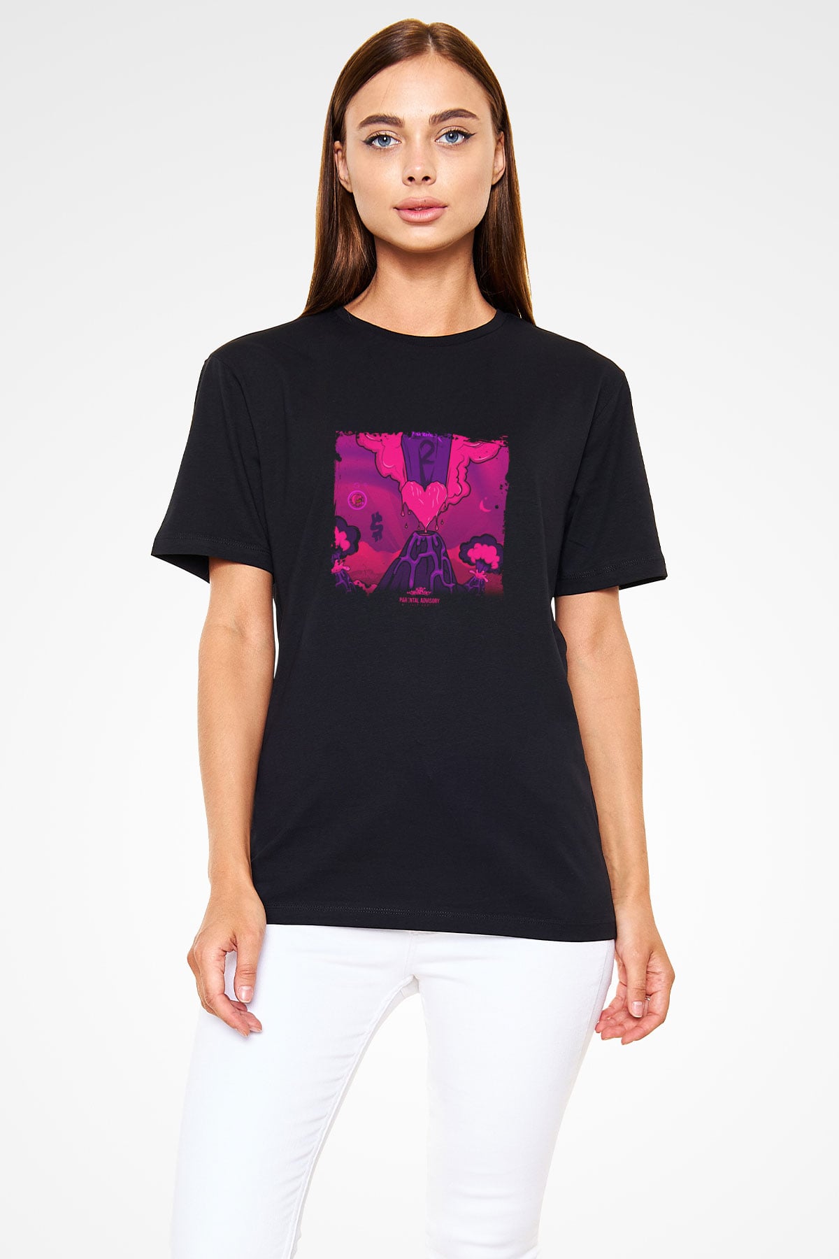 Lil Uzi Vert Baskılı Unisex Siyah Tişört