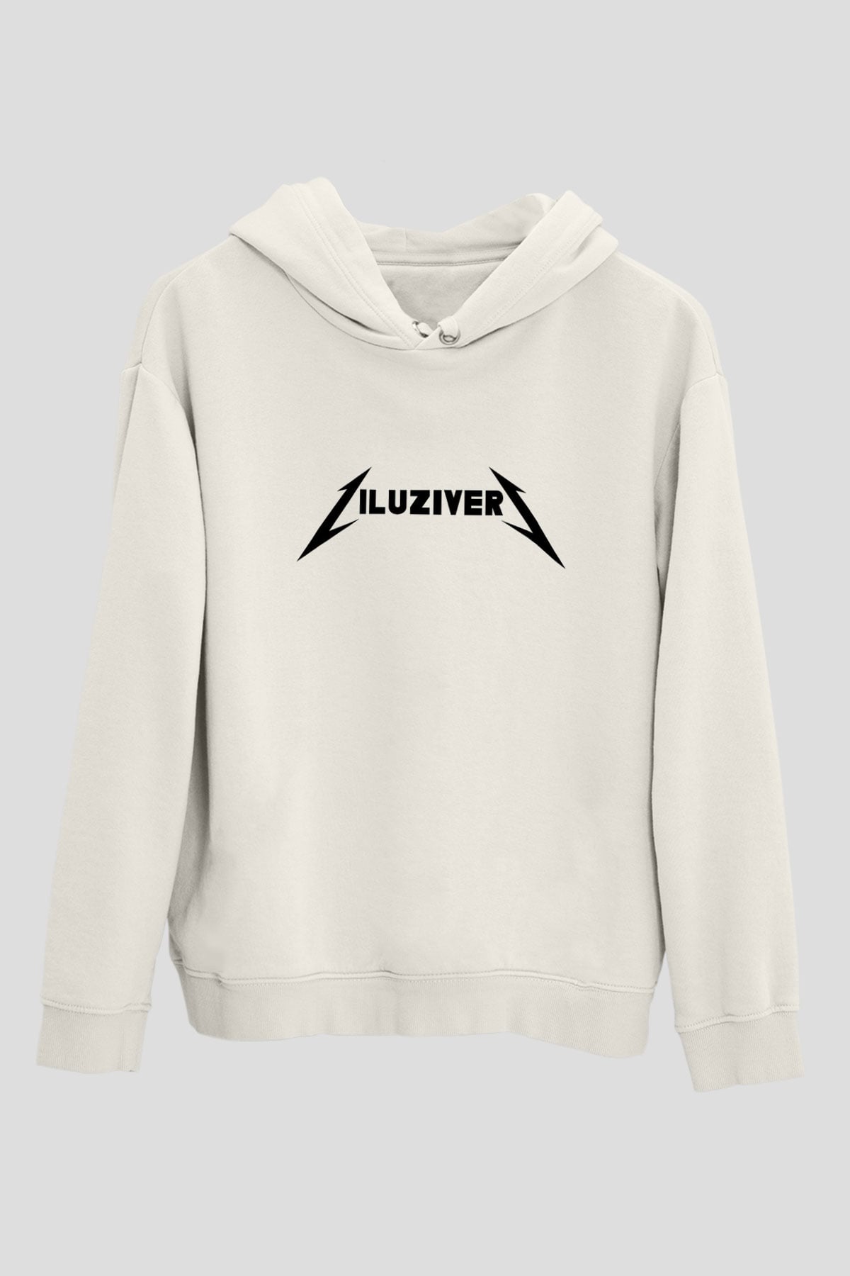 Lil Uzi Vert Beyaz Unisex Kapşonlu Sweatshirt