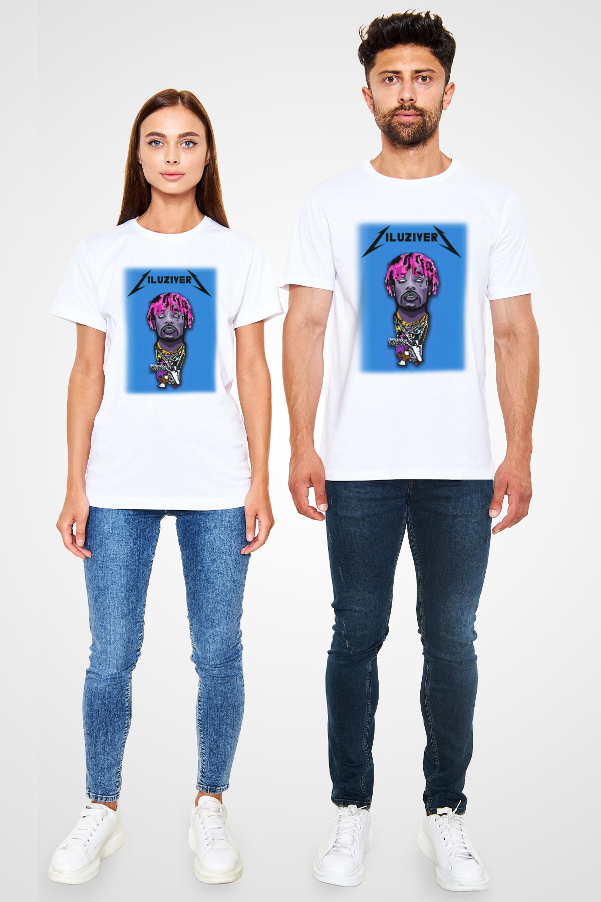 Lil Uzi Vert Beyaz Unisex Tişört T-Shirt - TişörtFabrikası